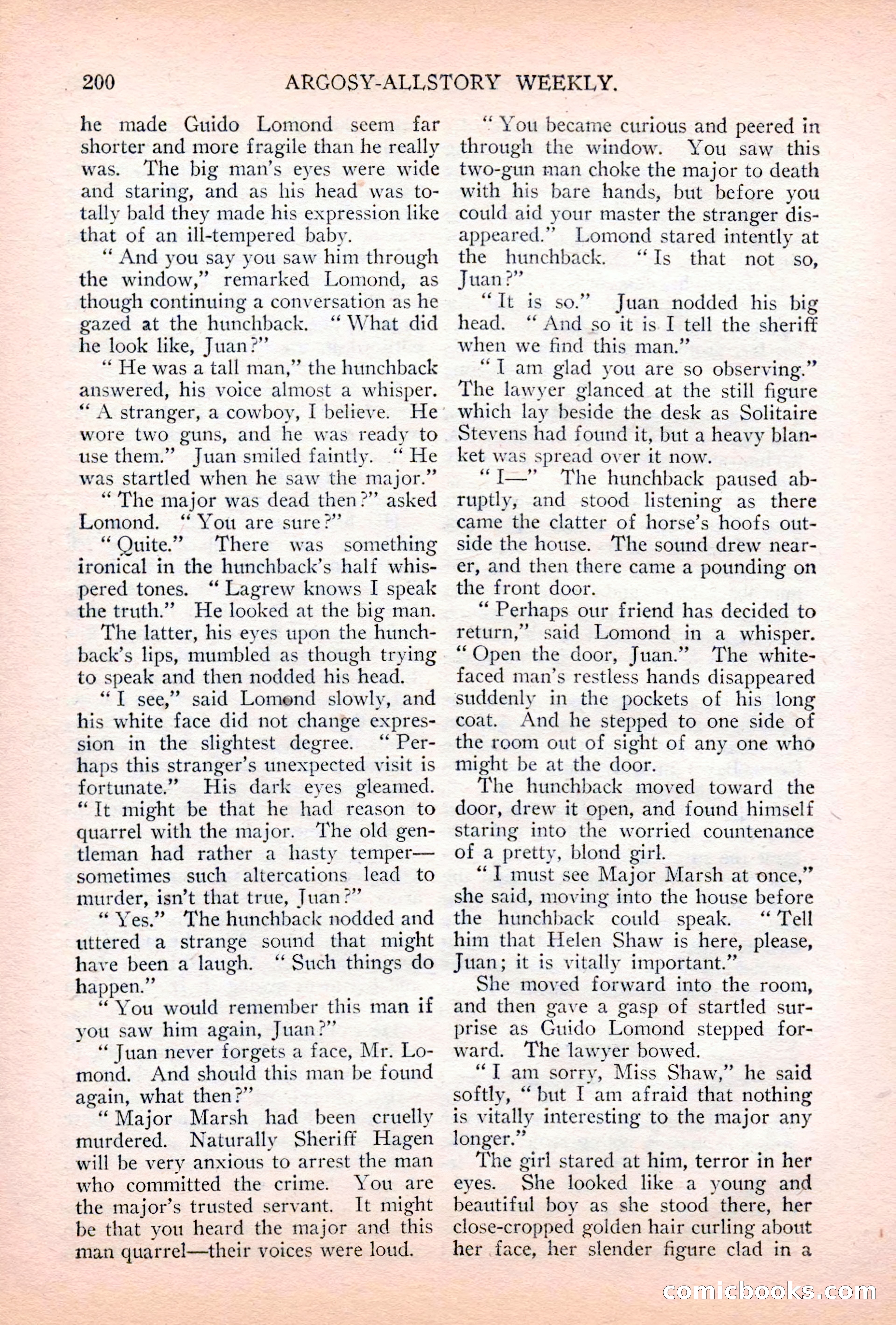 Argosy All-Story Weekly, July 7, 1928 — page 60 of 150