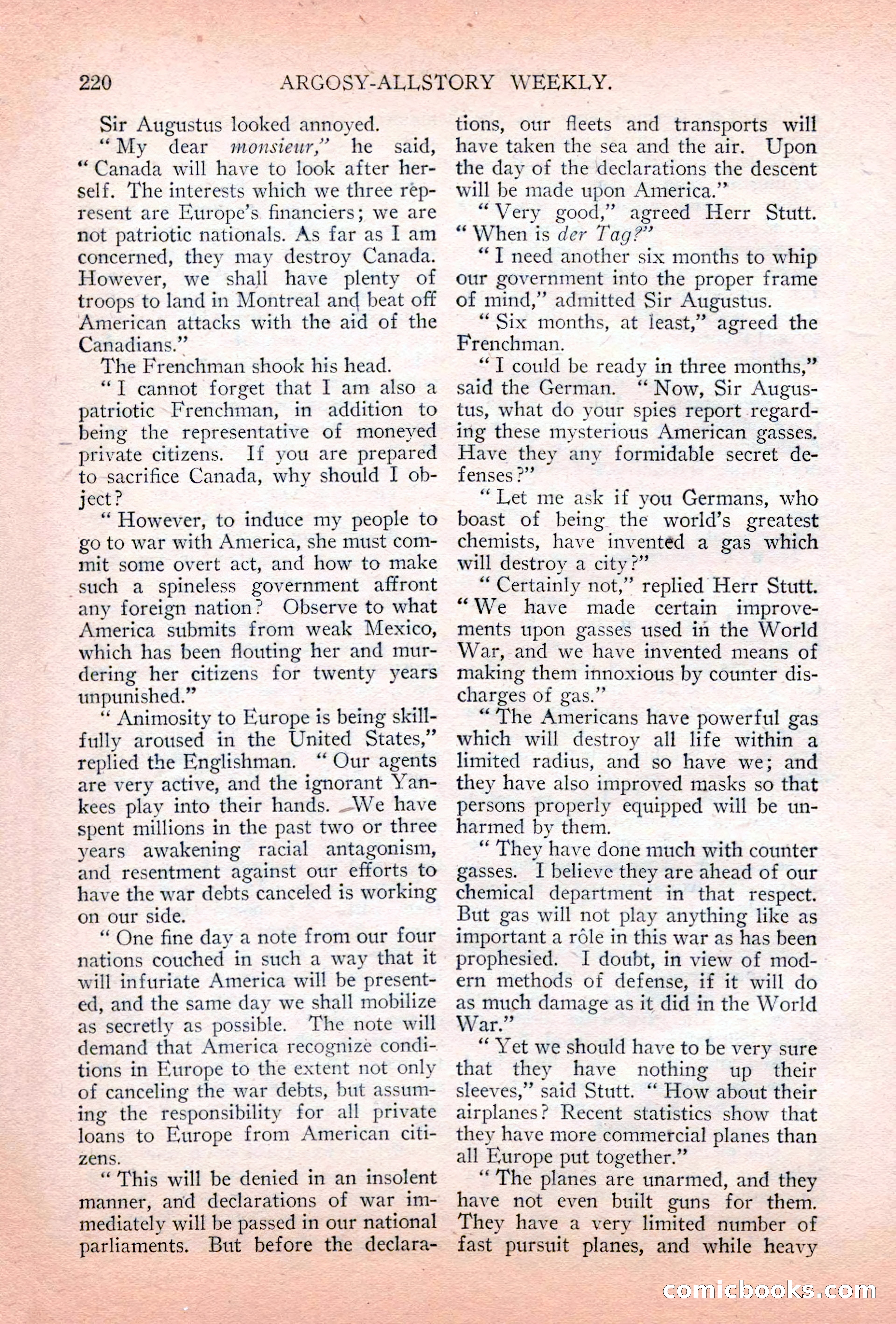 Argosy All-Story Weekly, July 7, 1928 — page 80 of 150