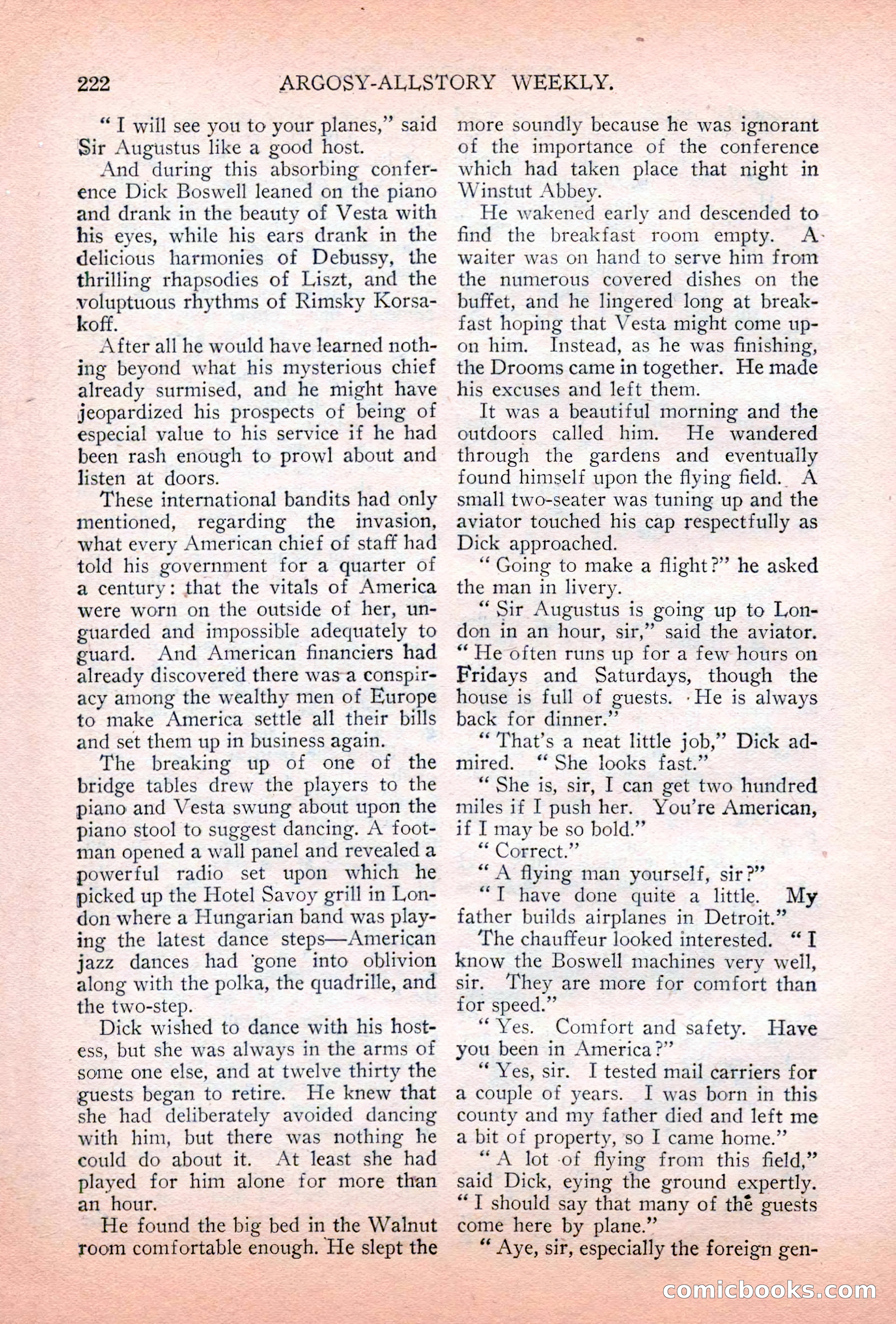 Argosy All-Story Weekly, July 7, 1928 — page 82 of 150