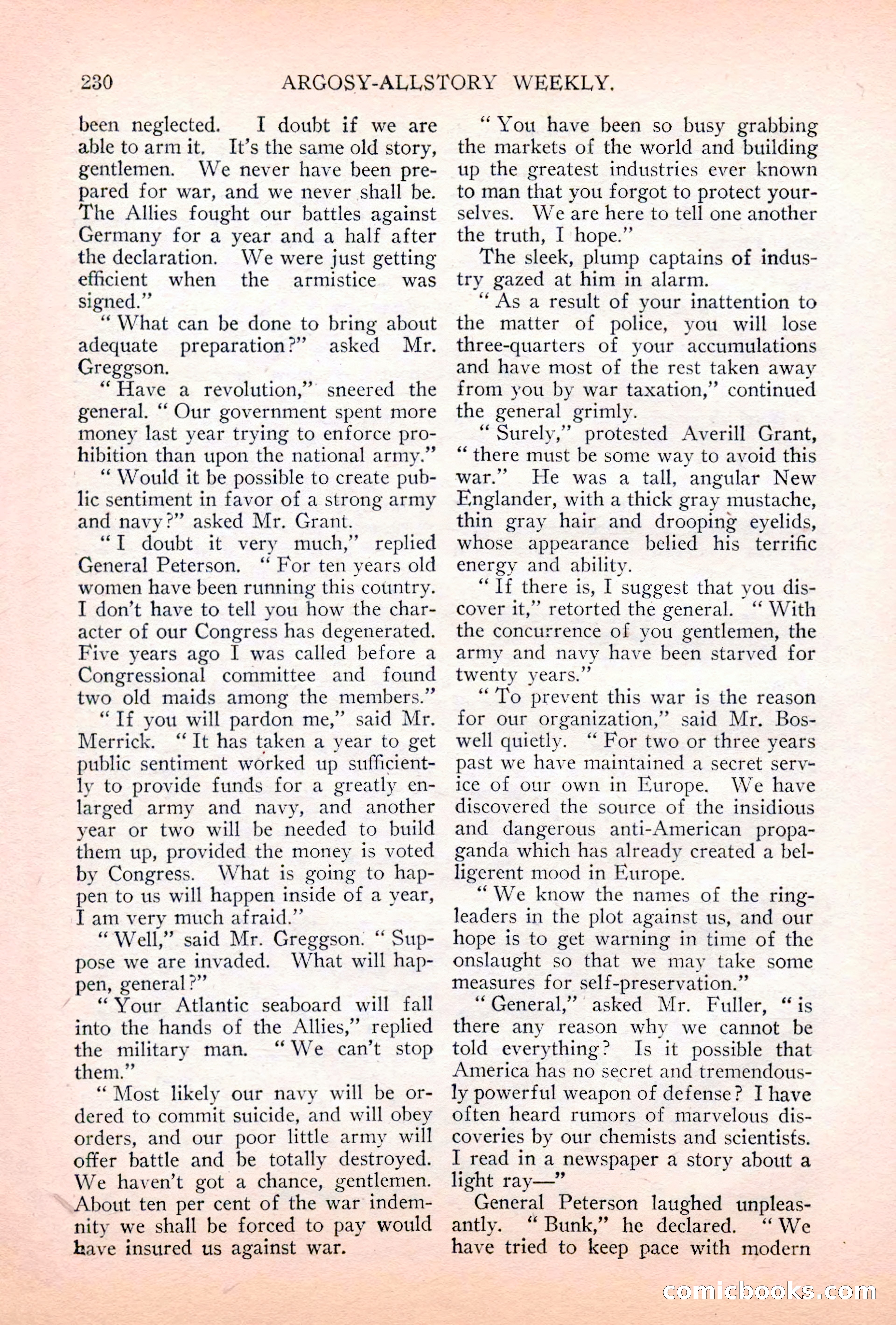 Argosy All-Story Weekly, July 7, 1928 — page 90 of 150