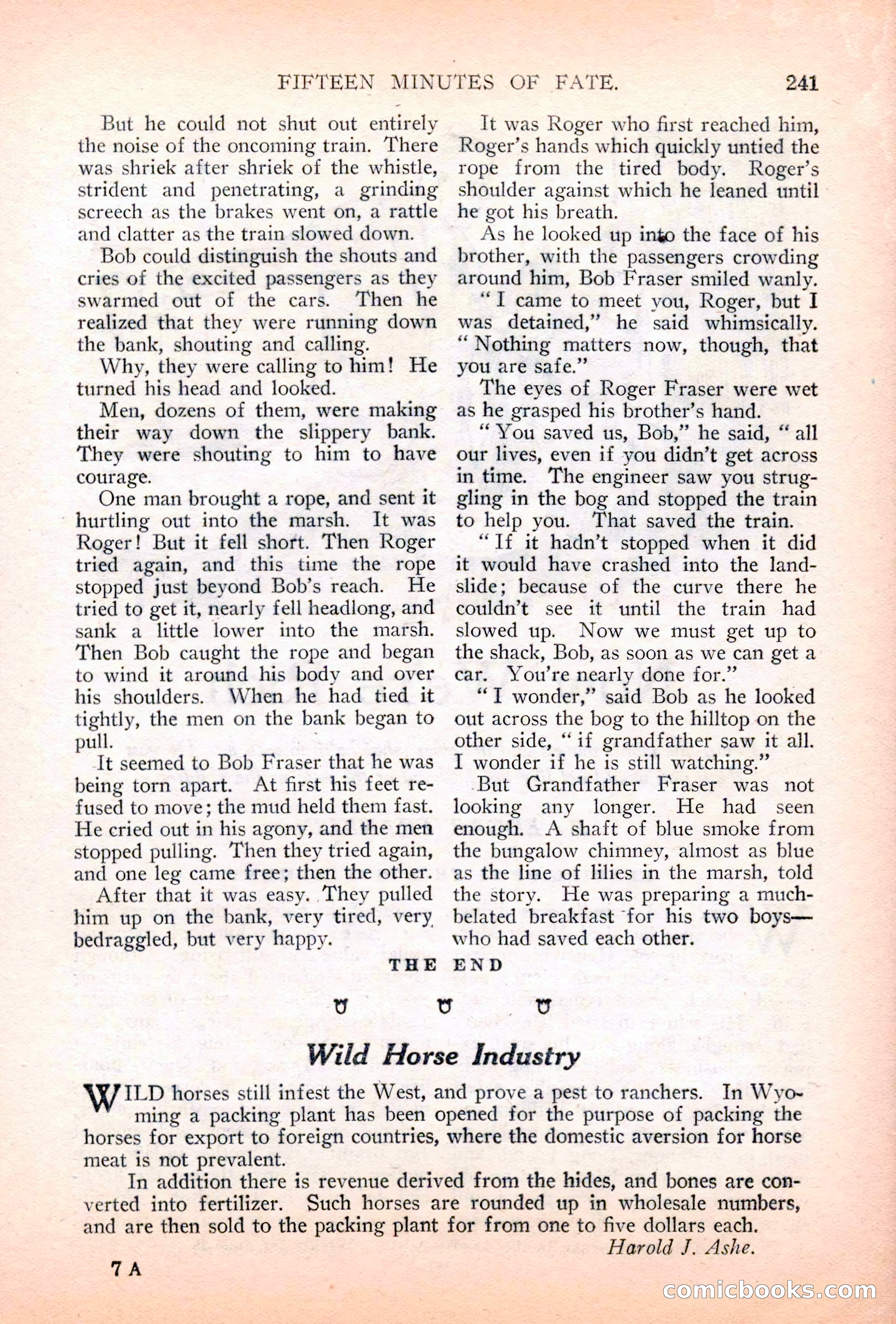 Argosy All-Story Weekly, July 7, 1928 — page 101 of 150