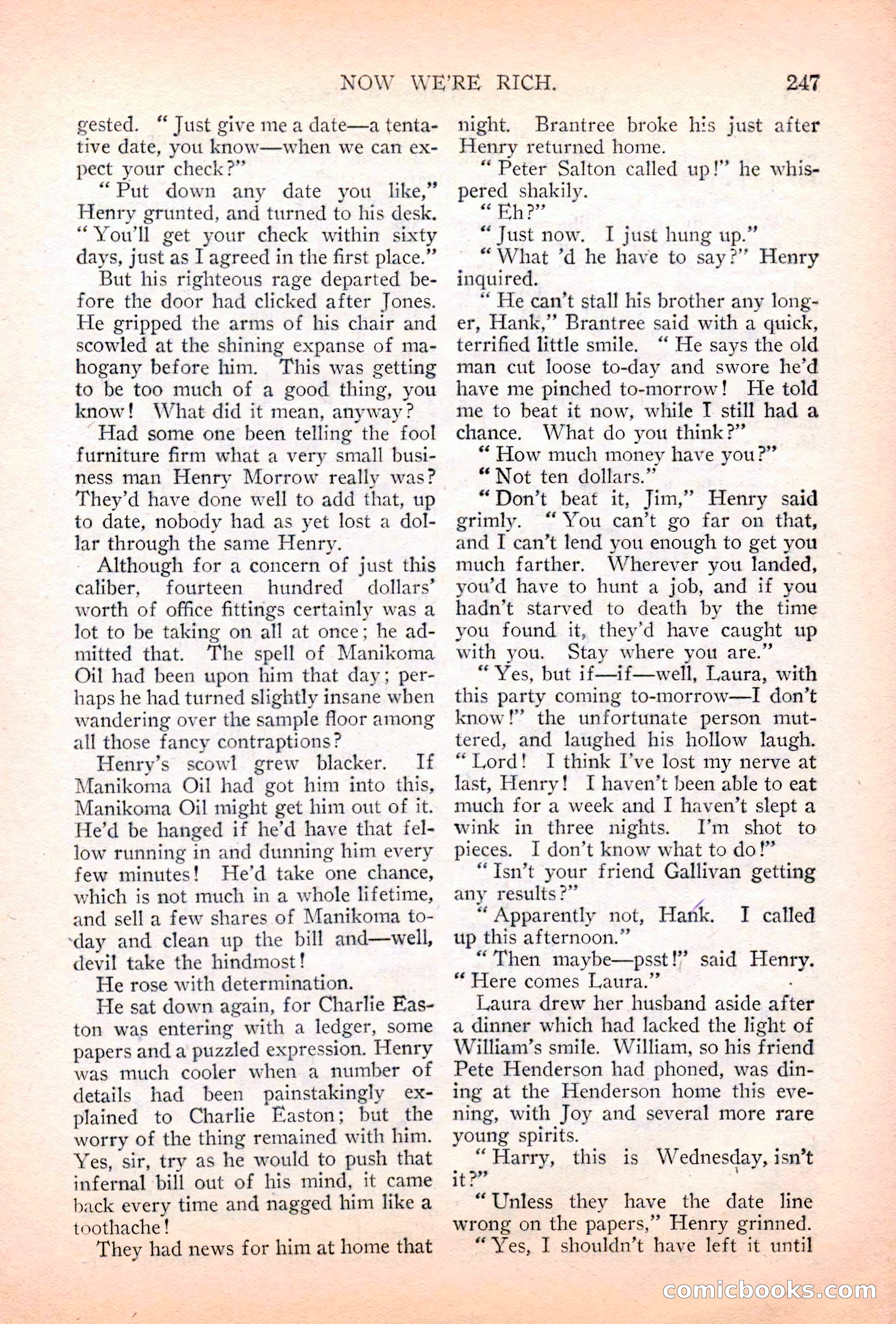 Argosy All-Story Weekly, July 7, 1928 — page 107 of 150