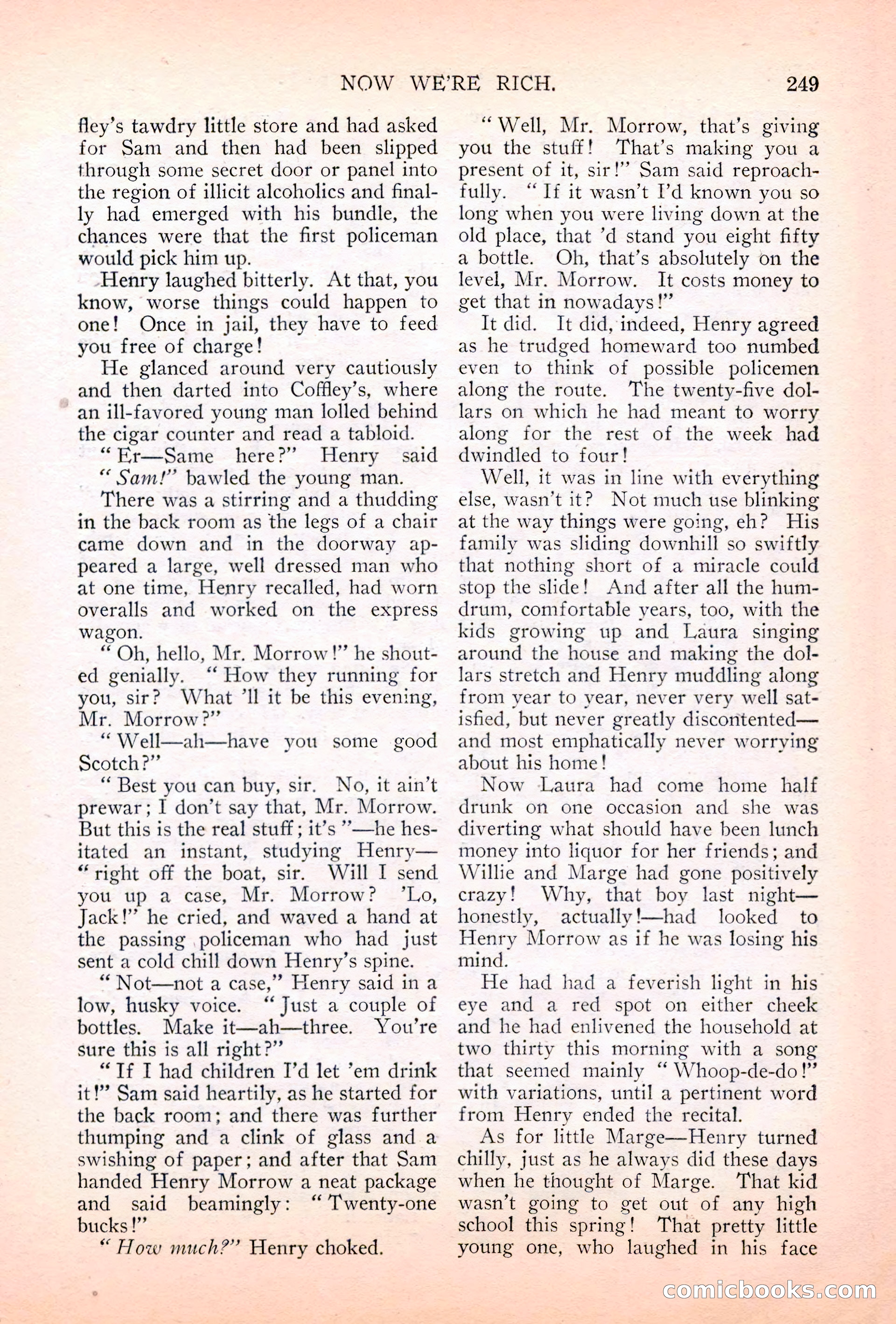 Argosy All-Story Weekly, July 7, 1928 — page 109 of 150