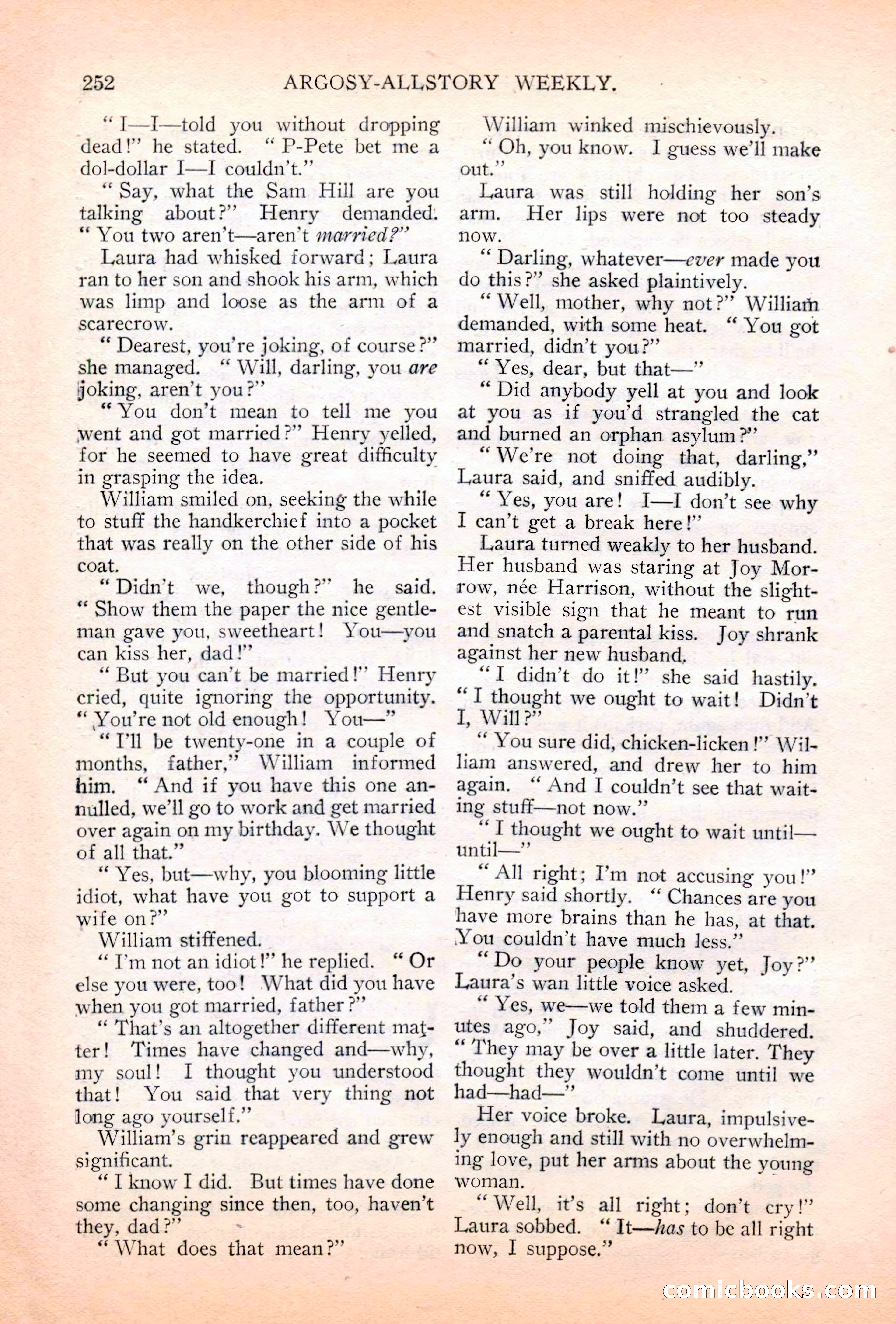 Argosy All-Story Weekly, July 7, 1928 — page 112 of 150