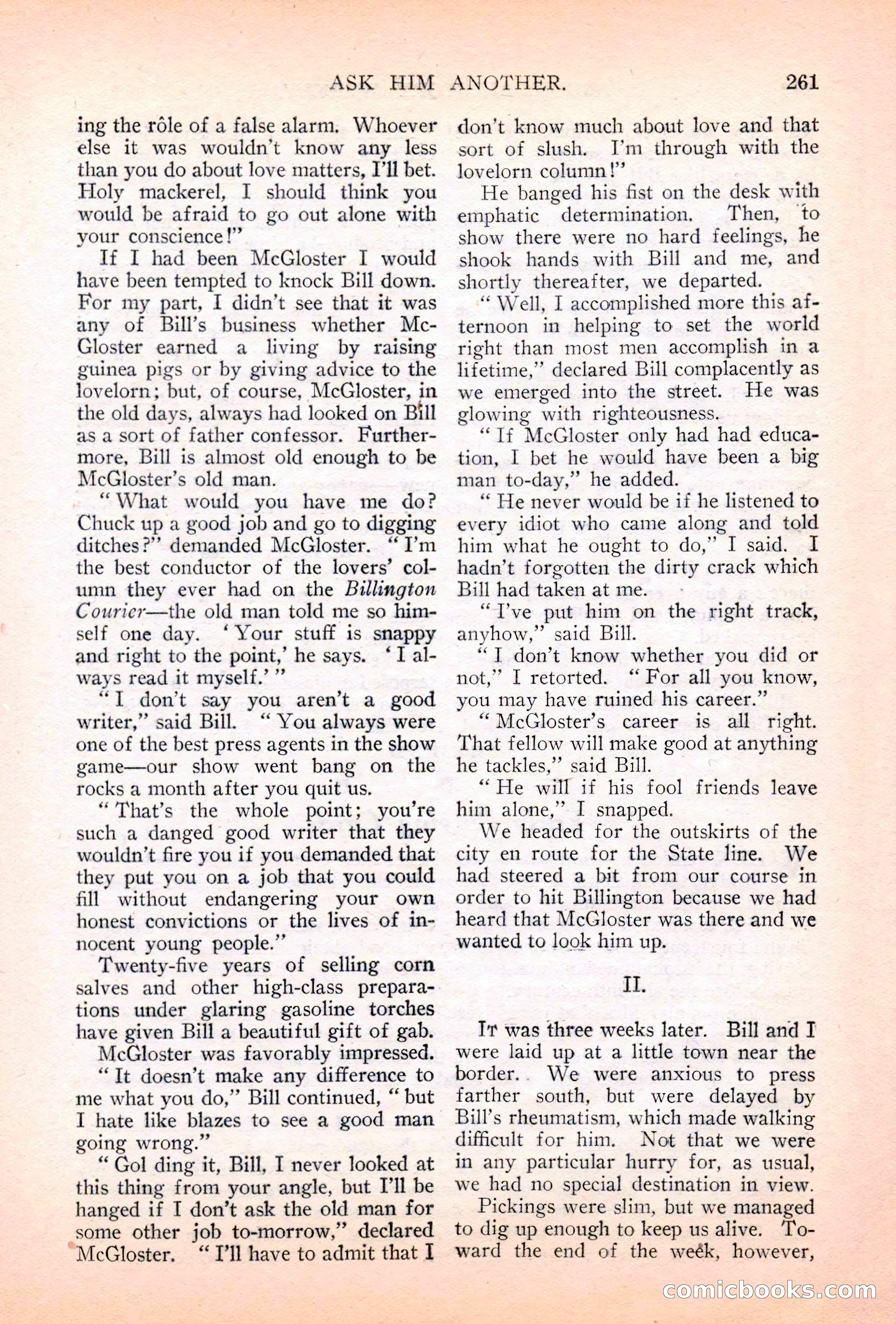 Argosy All-Story Weekly, July 7, 1928 — page 121 of 150