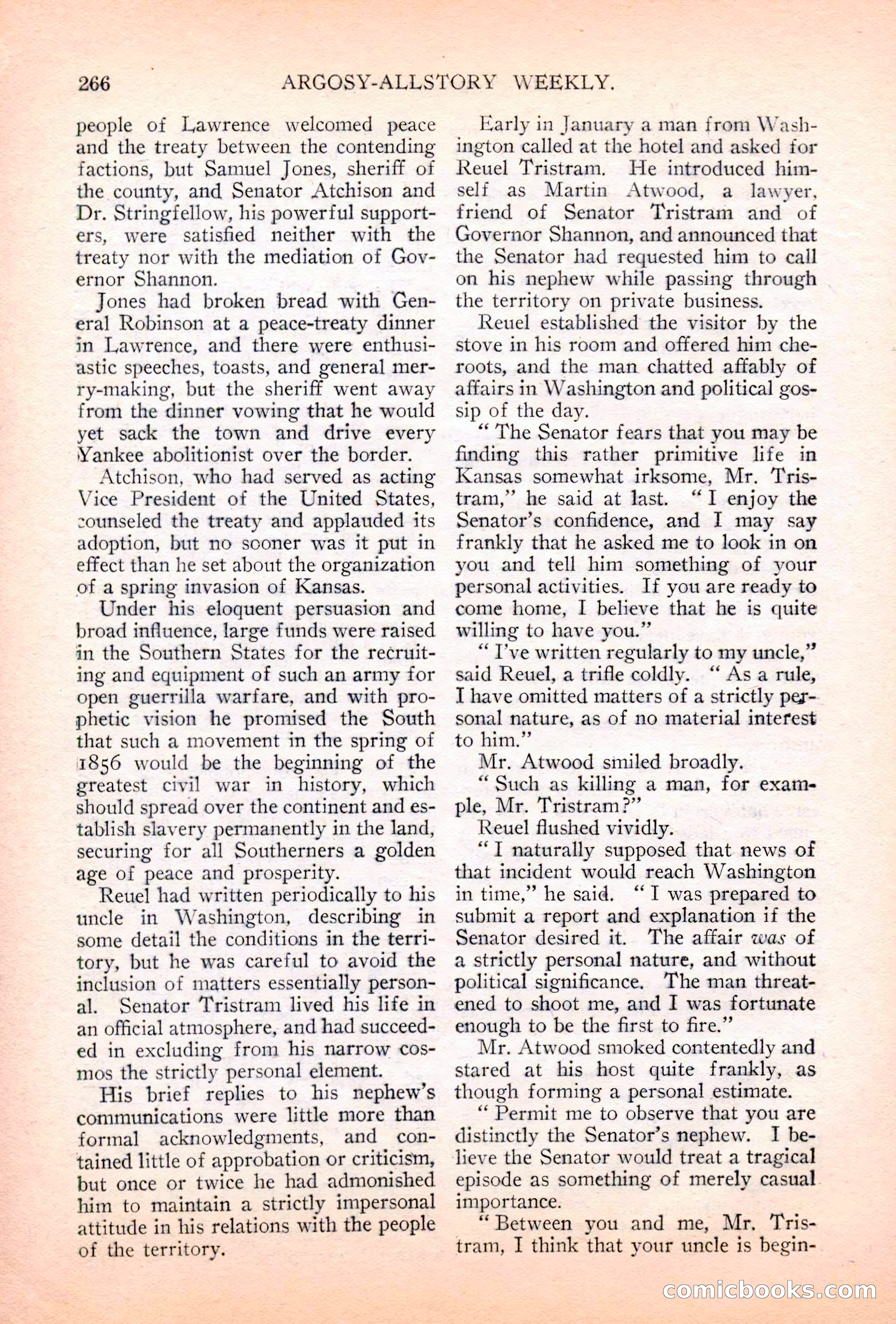 Argosy All-Story Weekly, July 7, 1928 — page 126 of 150
