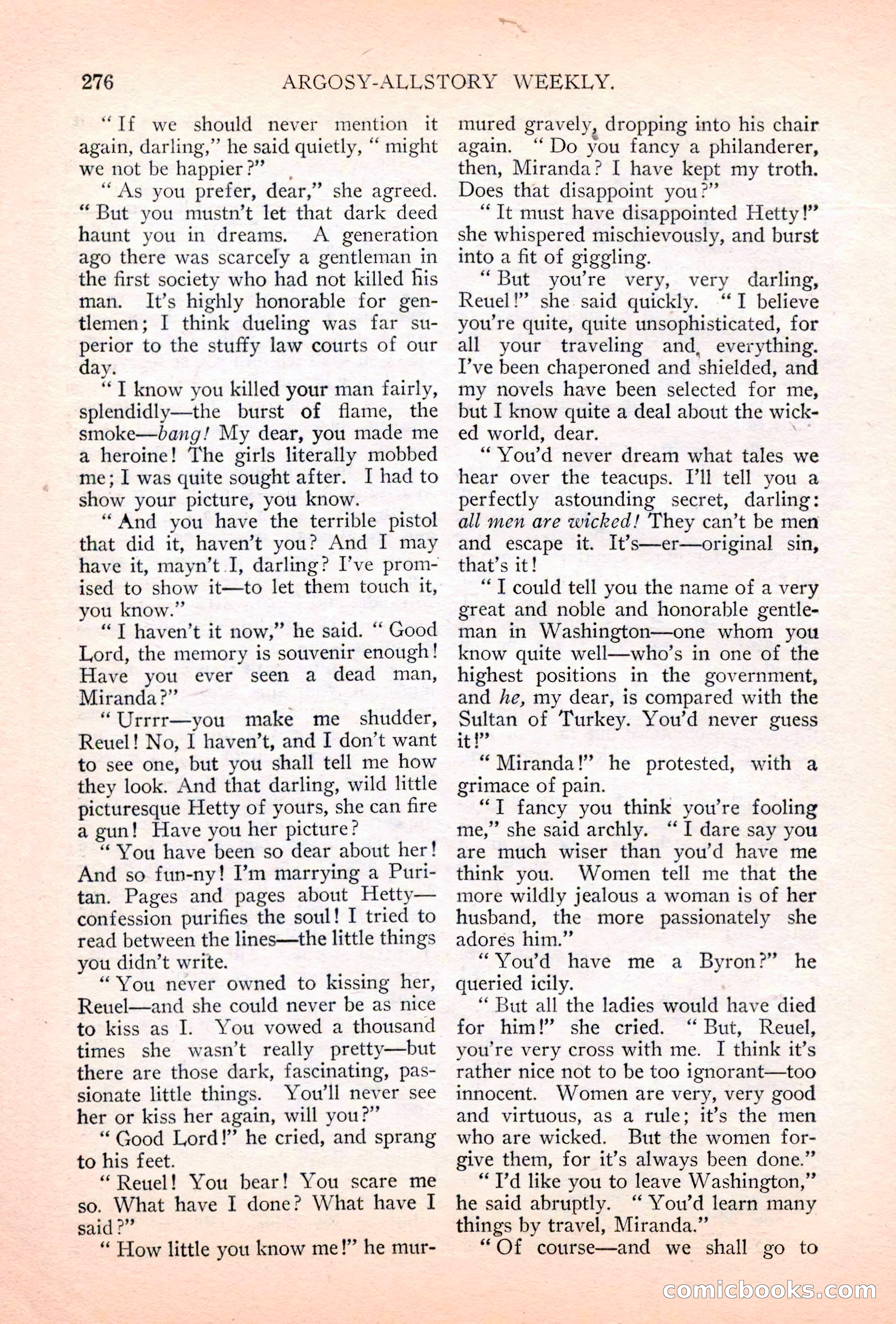 Argosy All-Story Weekly, July 7, 1928 — page 136 of 150