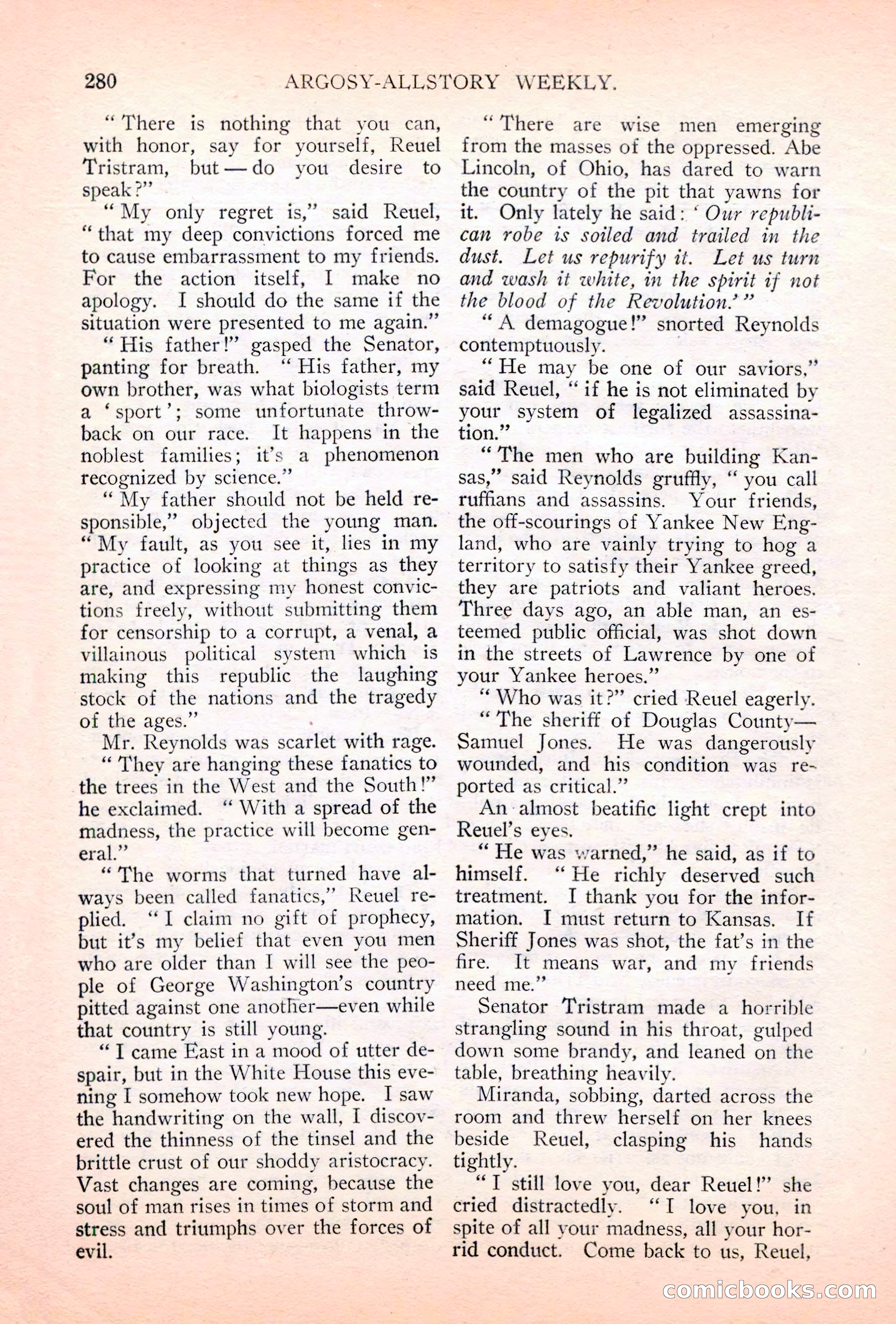 Argosy All-Story Weekly, July 7, 1928 — page 140 of 150