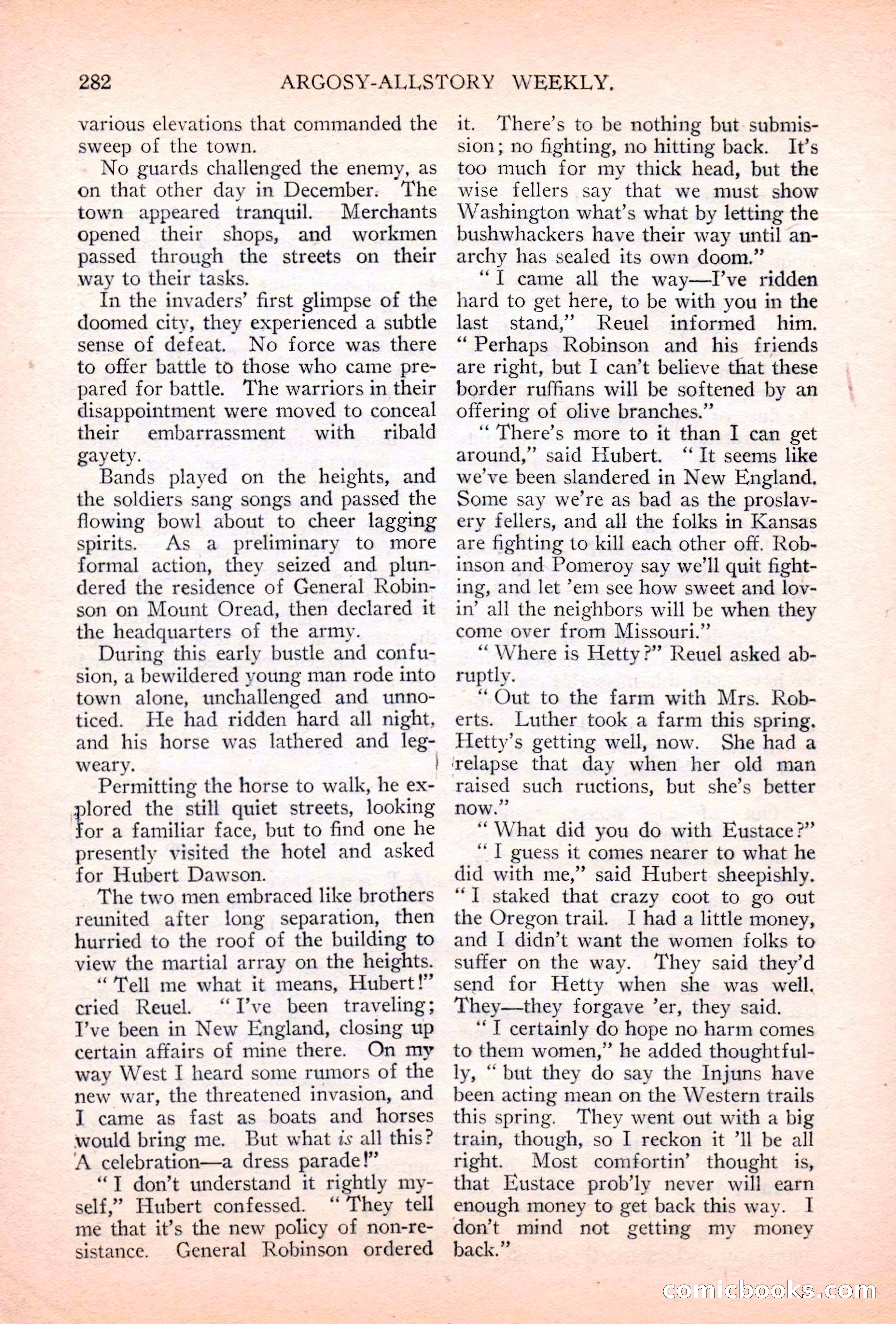 Argosy All-Story Weekly, July 7, 1928 — page 142 of 150