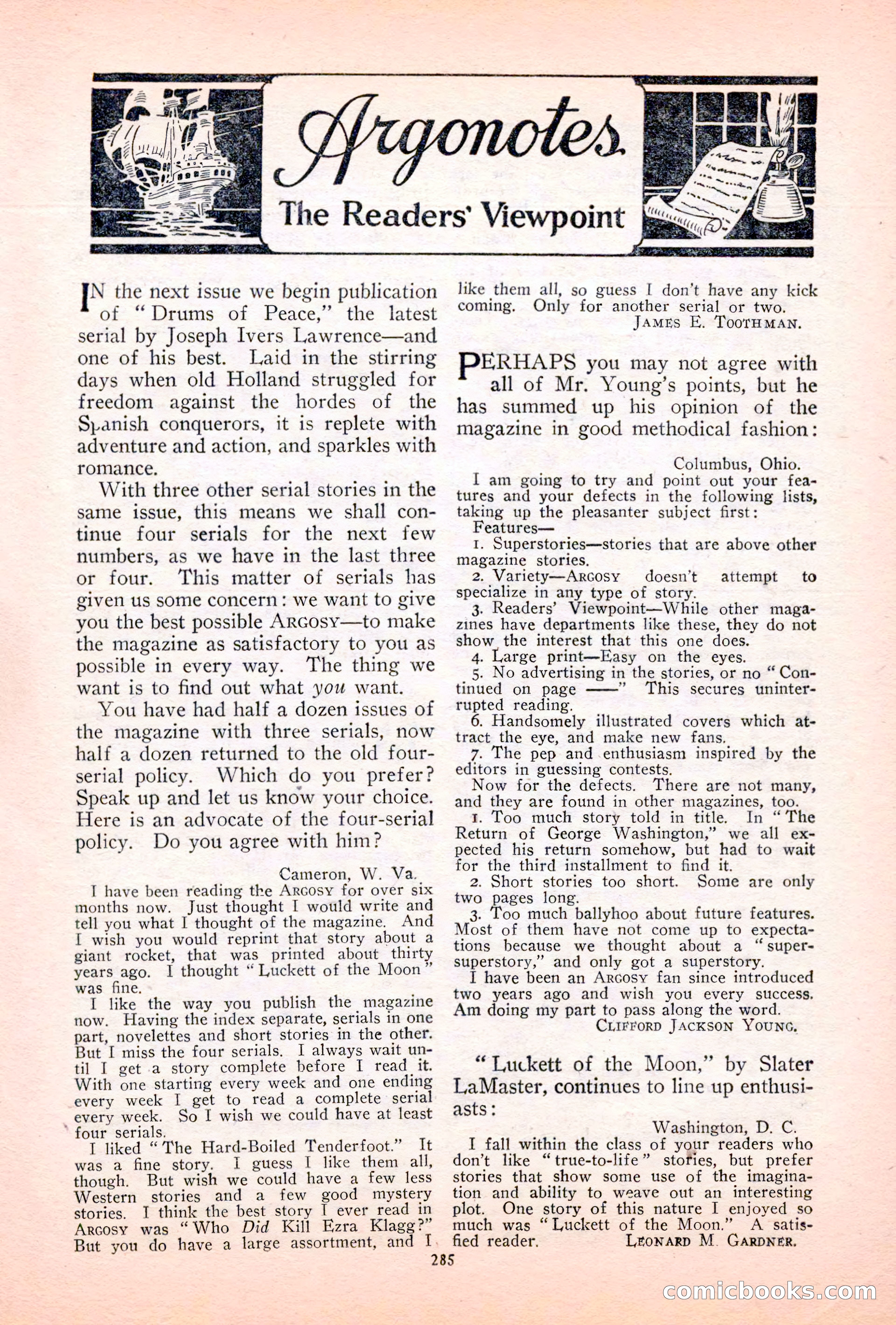 Argosy All-Story Weekly, July 7, 1928 — page 145 of 150