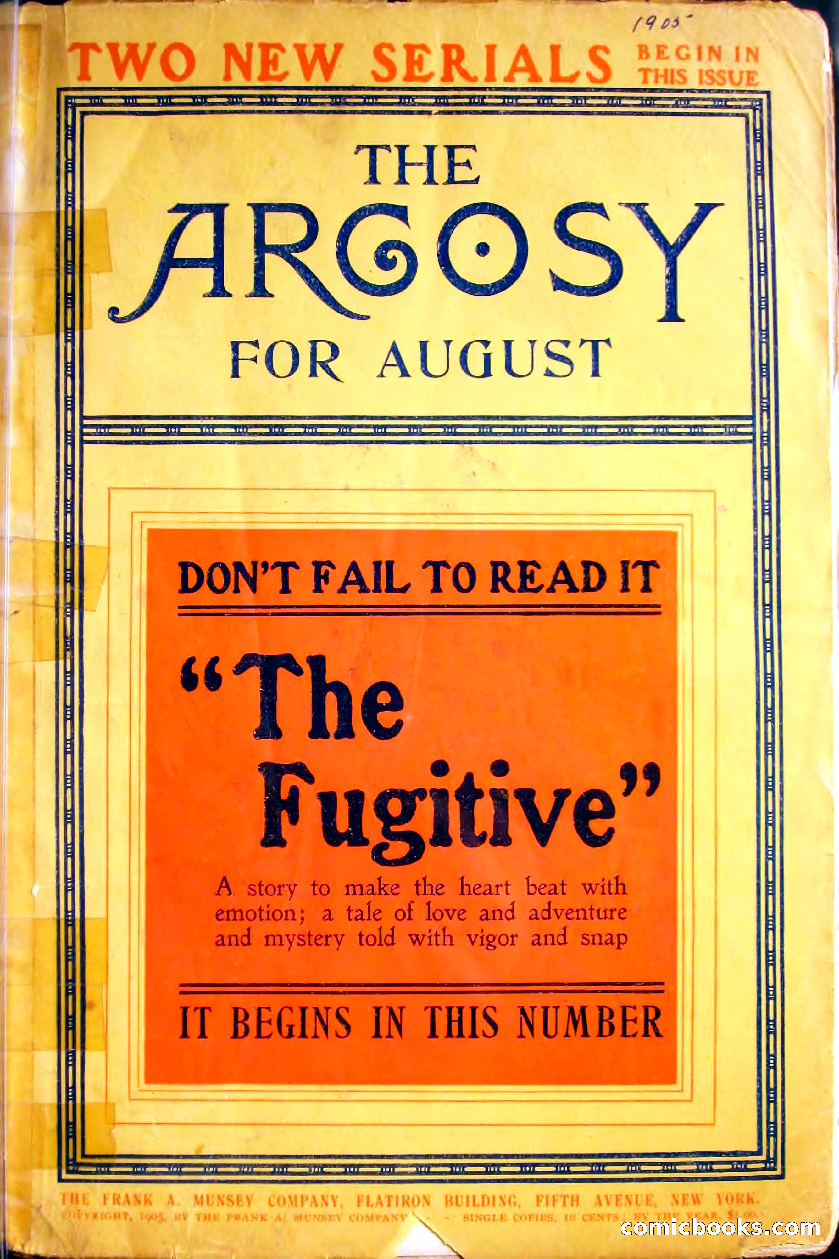 The Argosy, August 1905