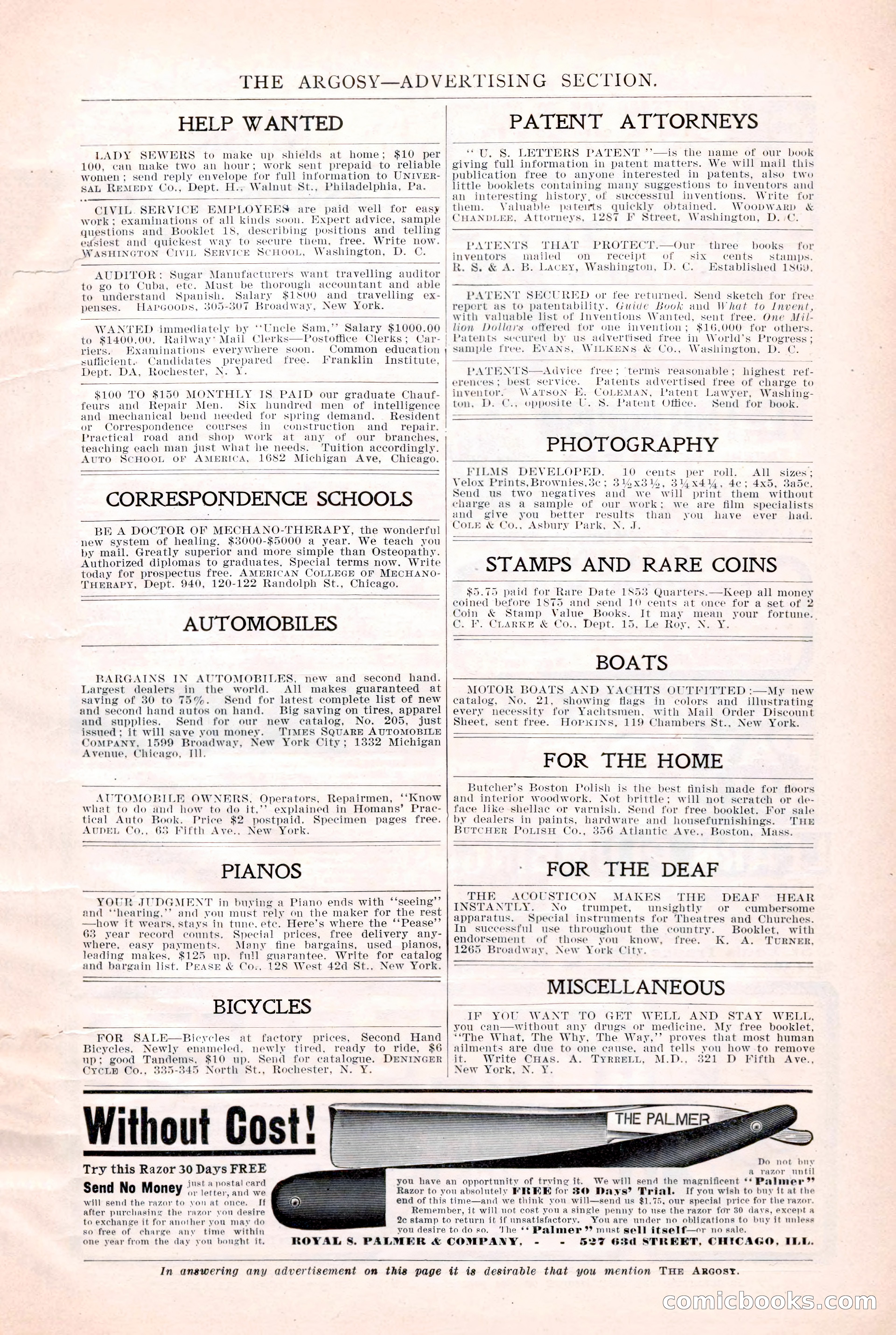 The Argosy for June 1908 — page 7 of 236