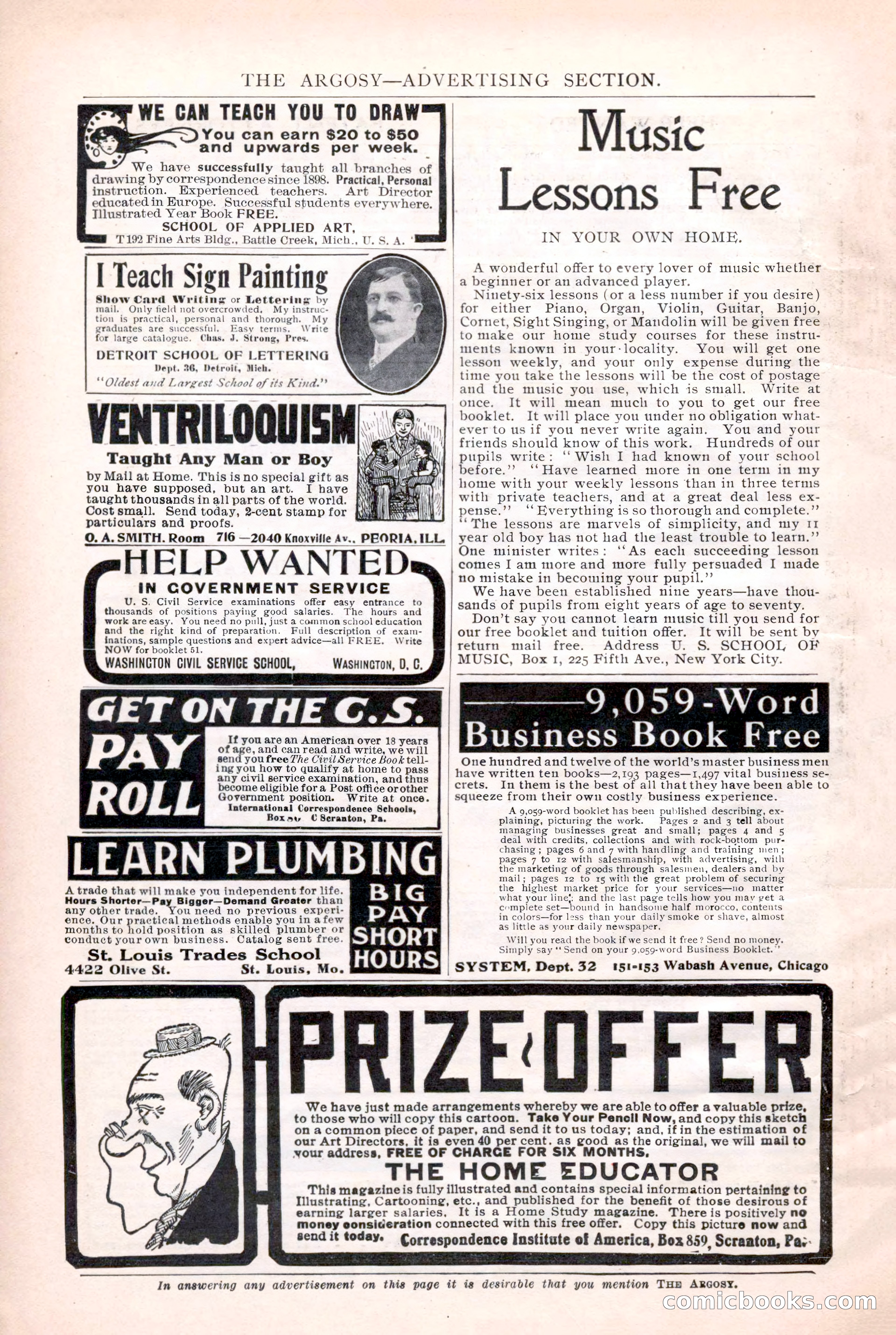 The Argosy for June 1908 — page 8 of 236