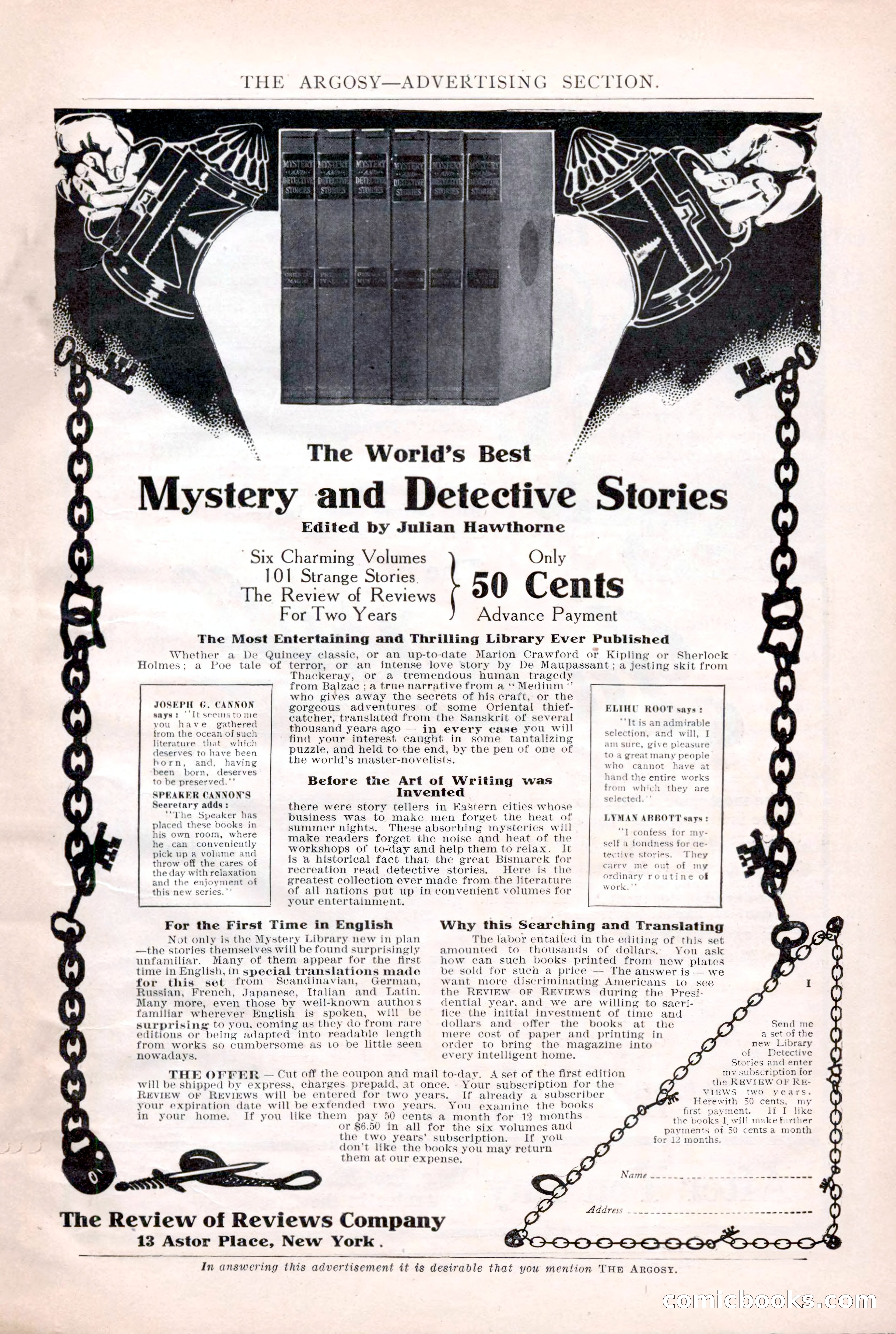 The Argosy for June 1908 — page 9 of 236