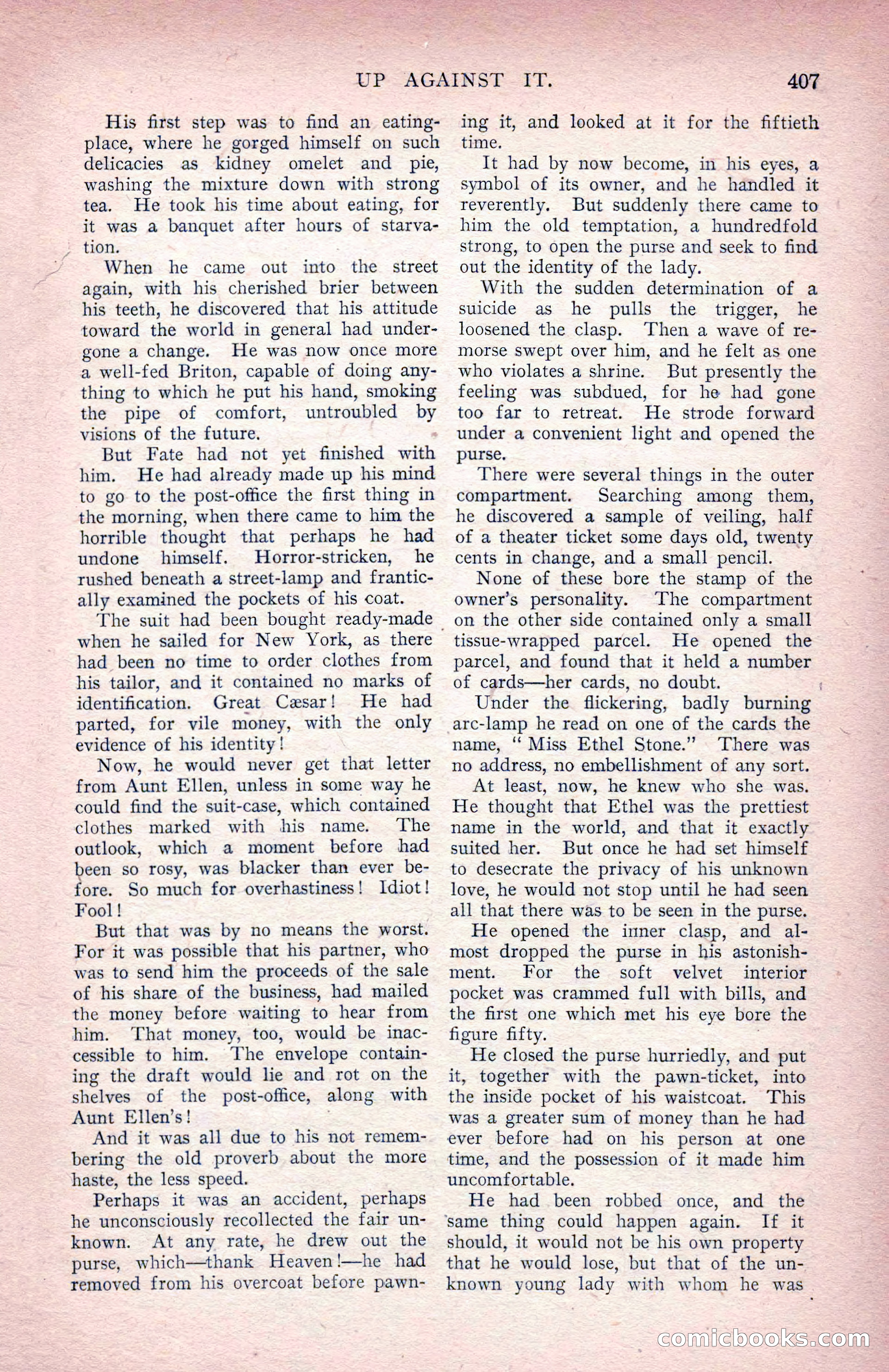 The Argosy for June 1908 — page 33 of 236
