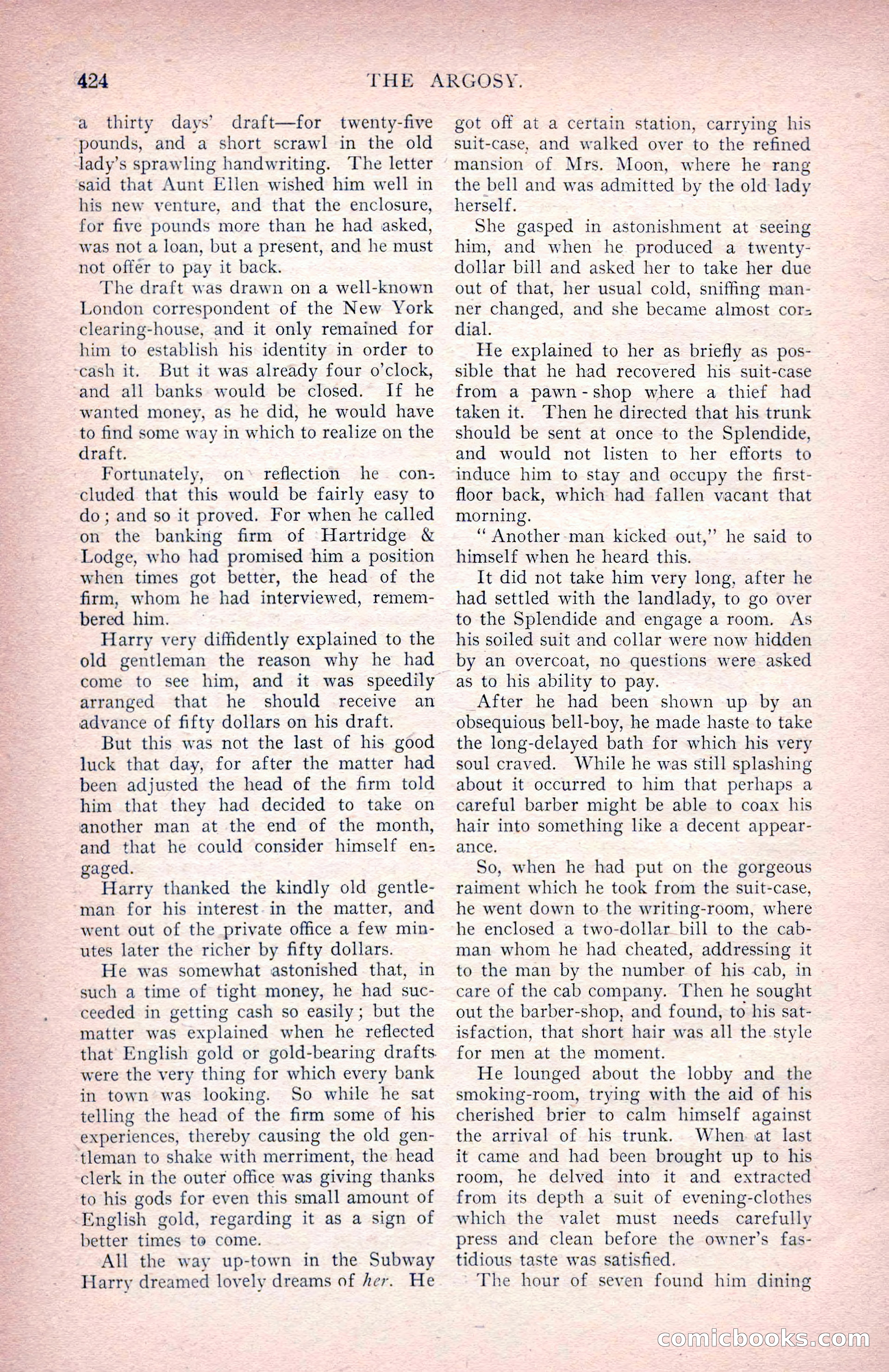 The Argosy for June 1908 — page 50 of 236
