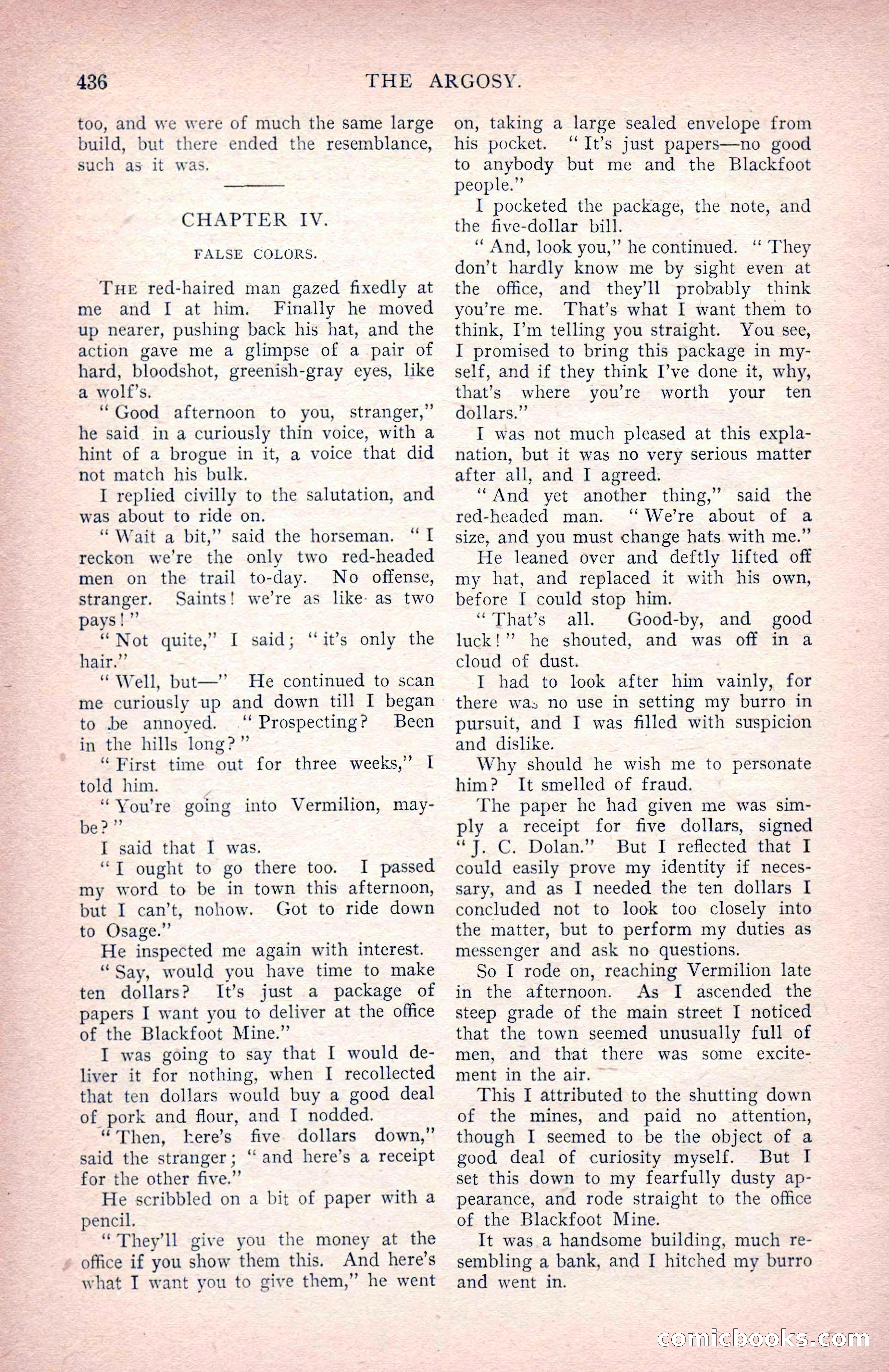 The Argosy for June 1908 — page 62 of 236
