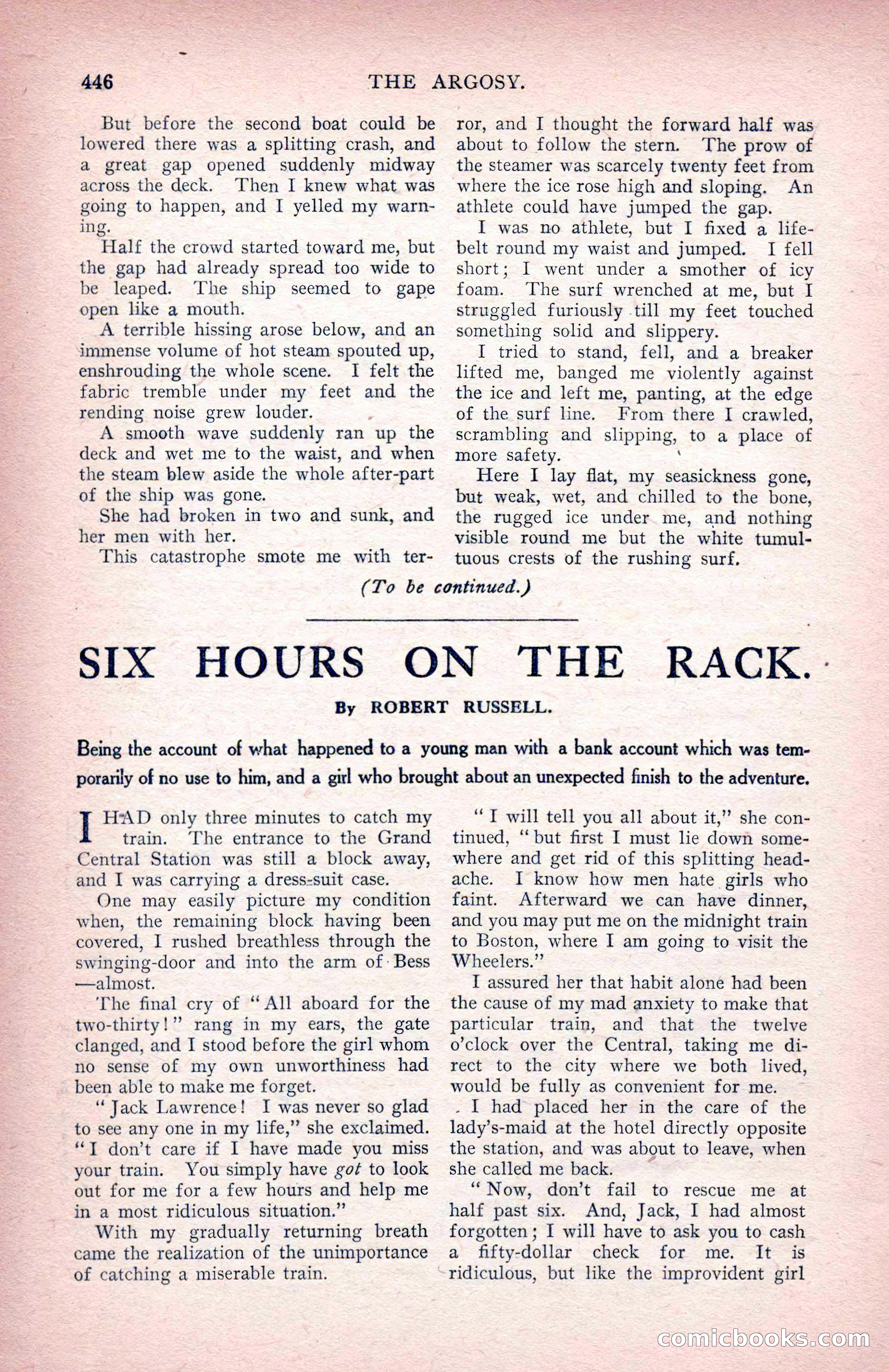 The Argosy for June 1908 — page 72 of 236