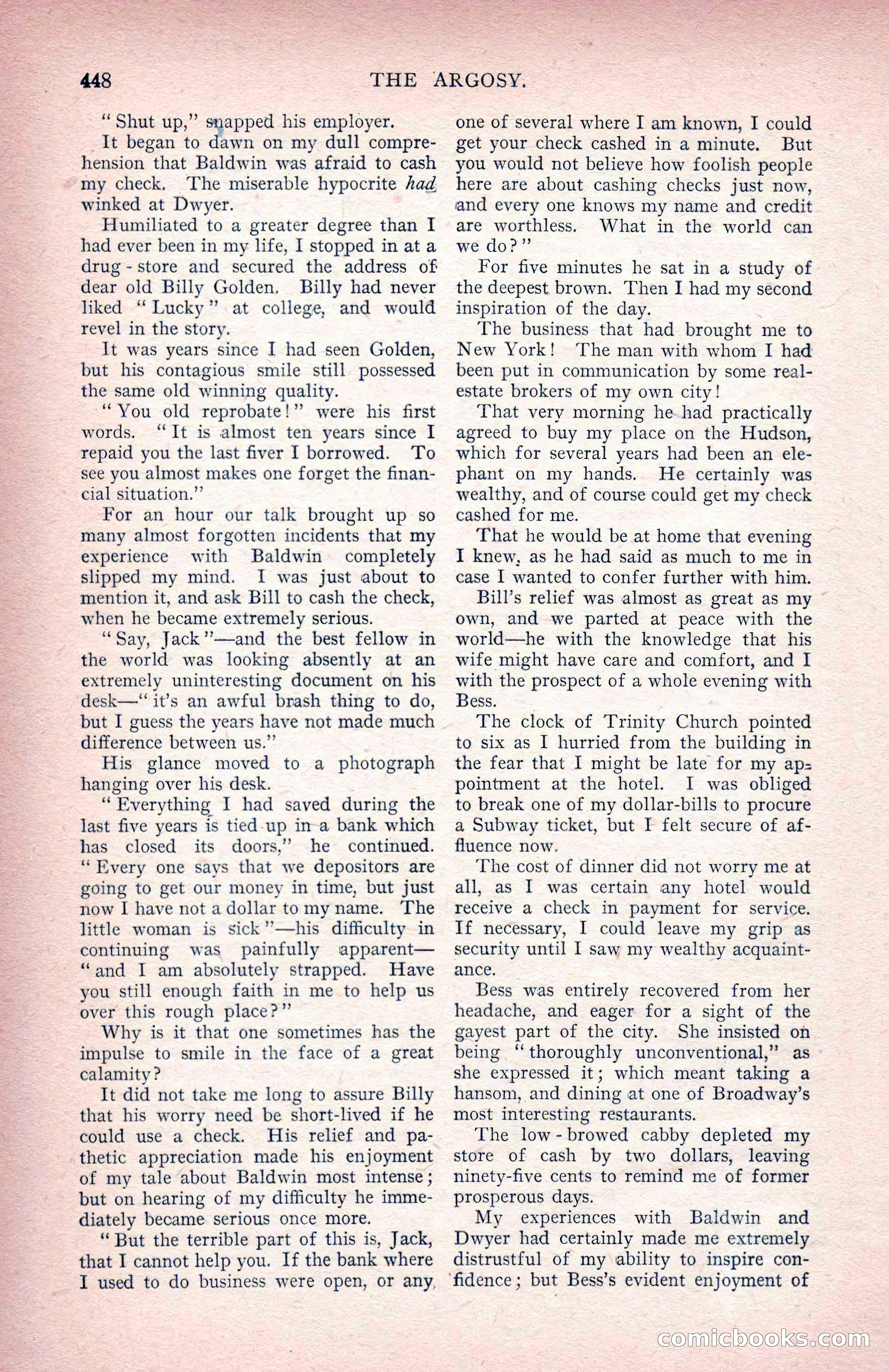 The Argosy for June 1908 — page 74 of 236