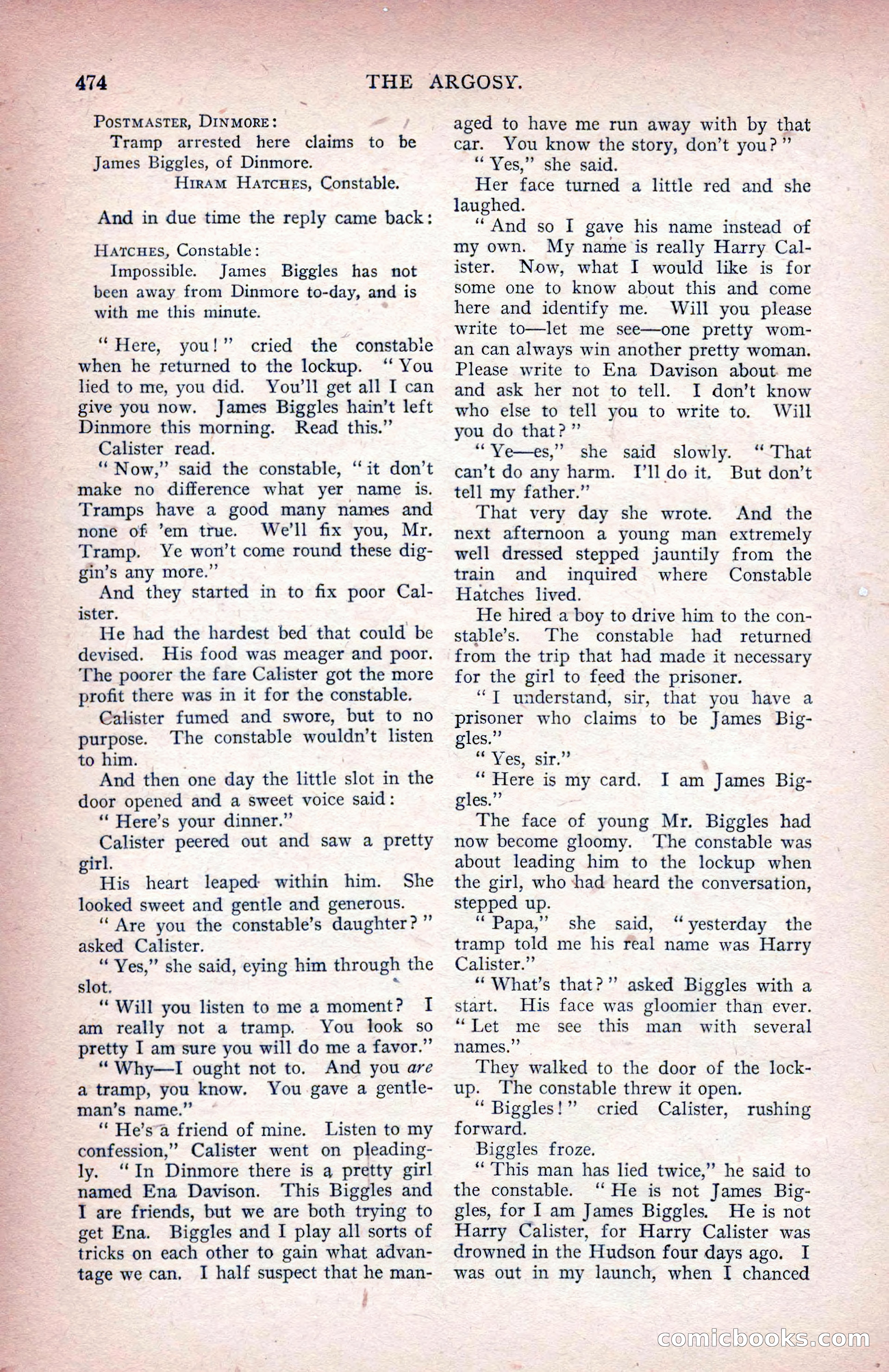 The Argosy for June 1908 — page 100 of 236