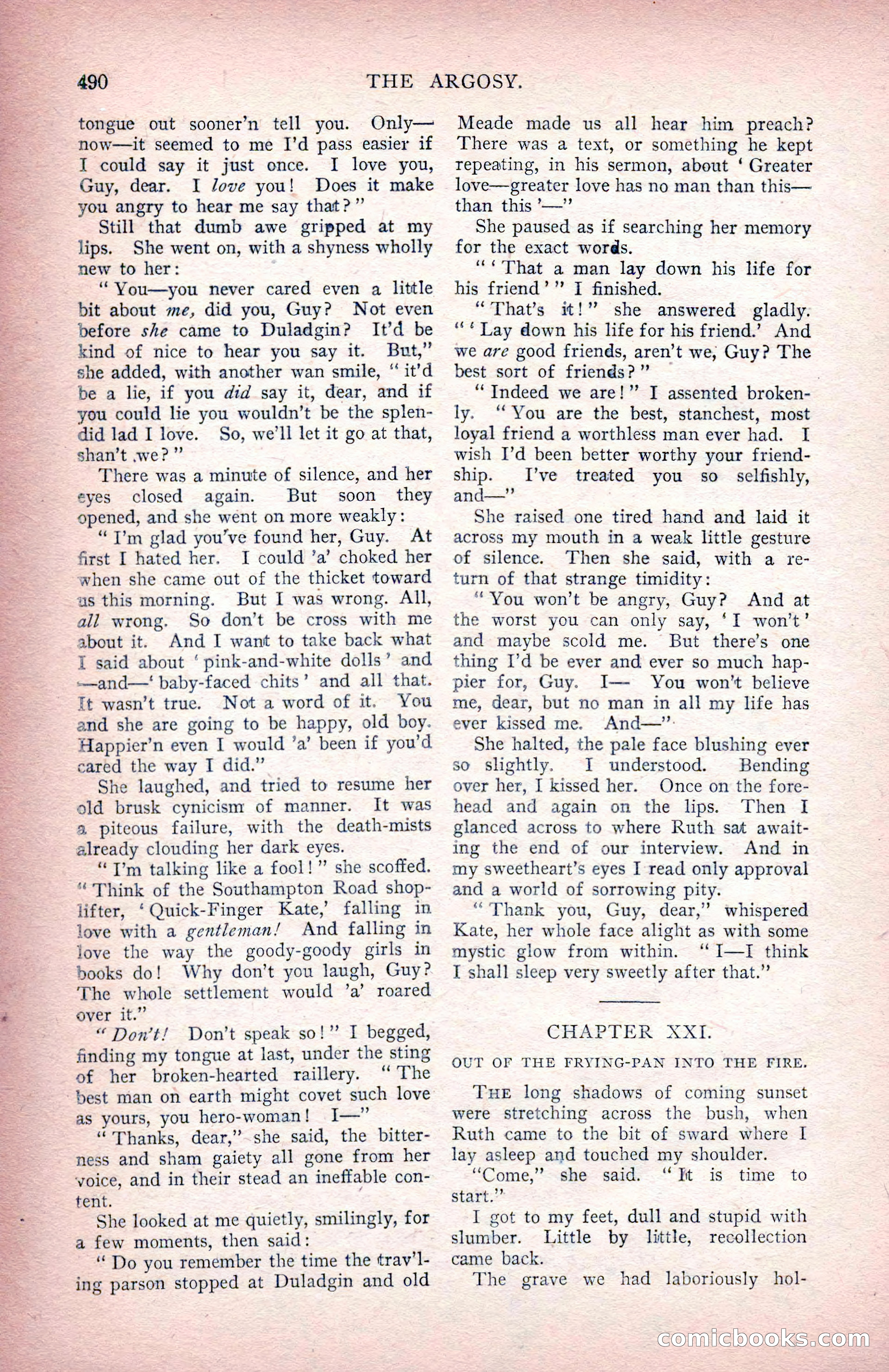 The Argosy for June 1908 — page 116 of 236