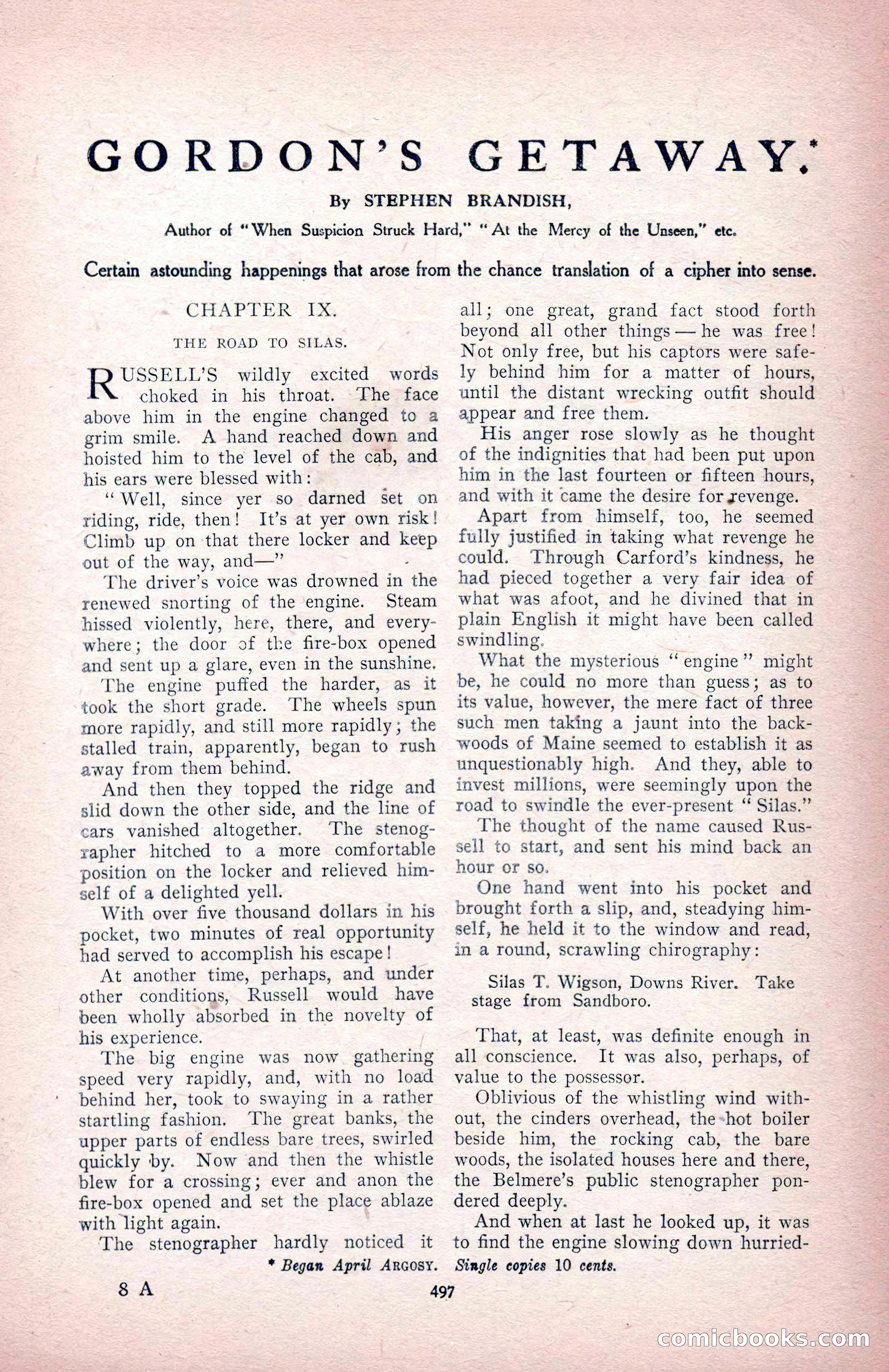 The Argosy for June 1908 — page 123 of 236