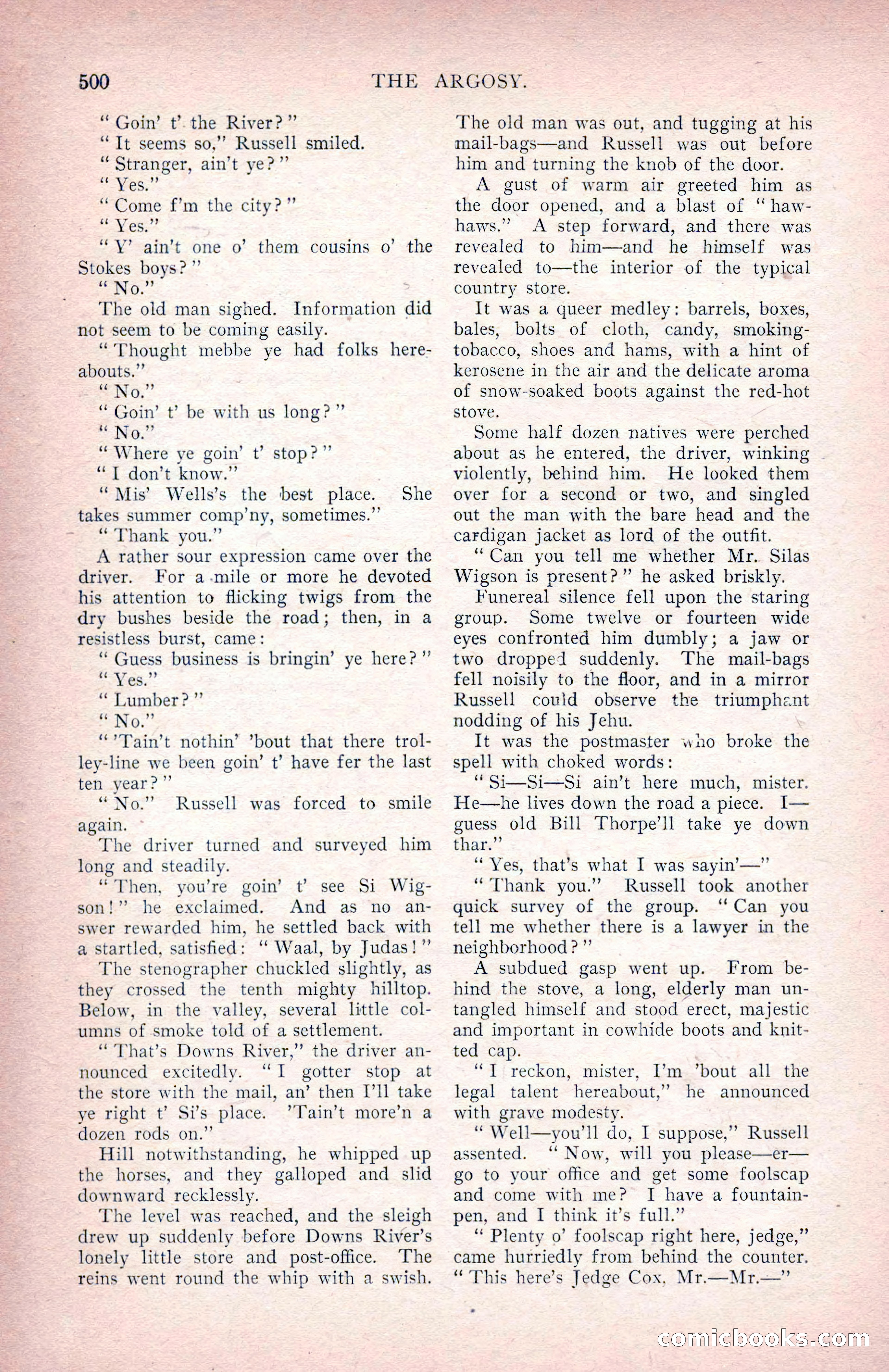 The Argosy for June 1908 — page 126 of 236