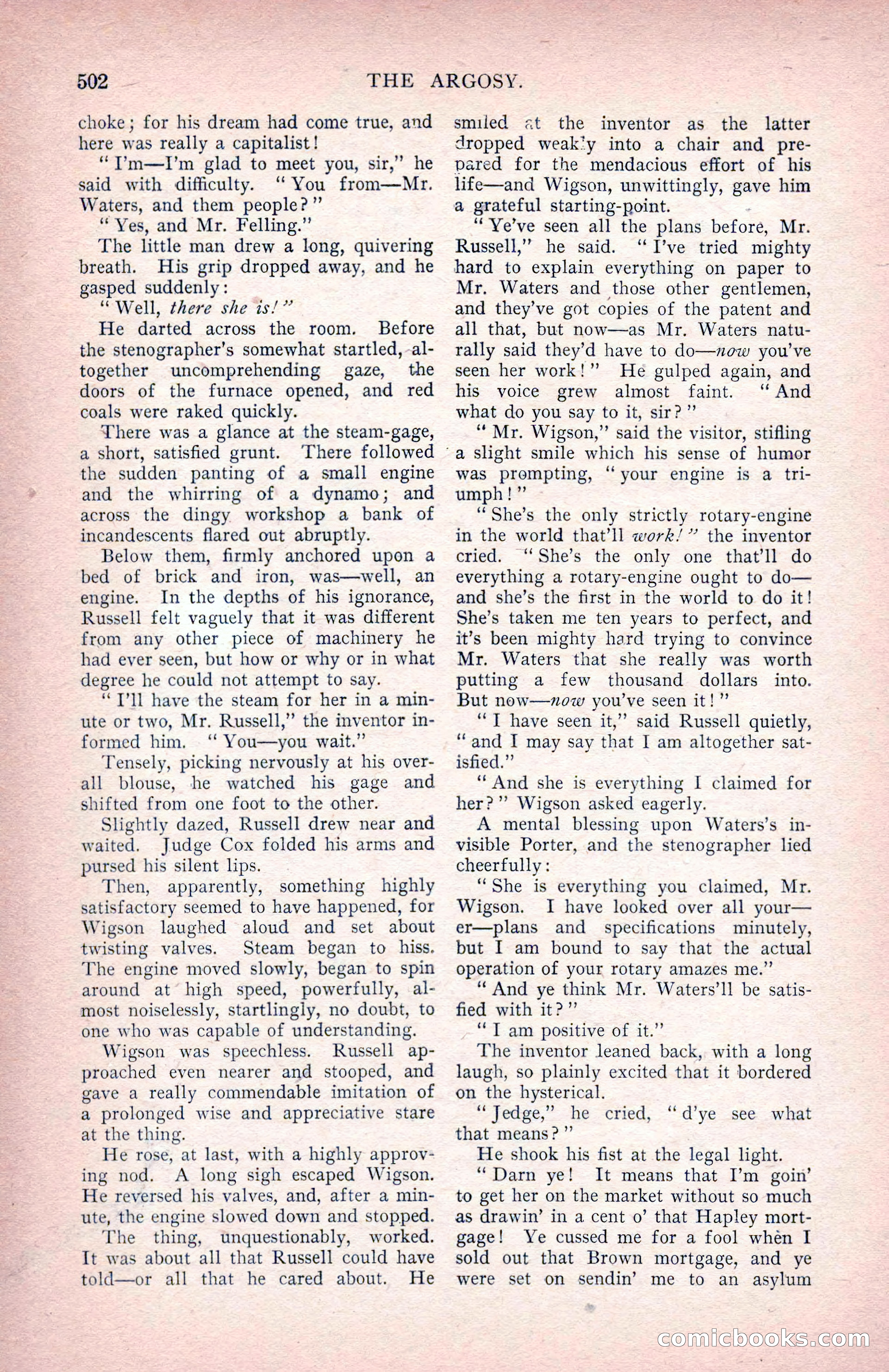 The Argosy for June 1908 — page 128 of 236