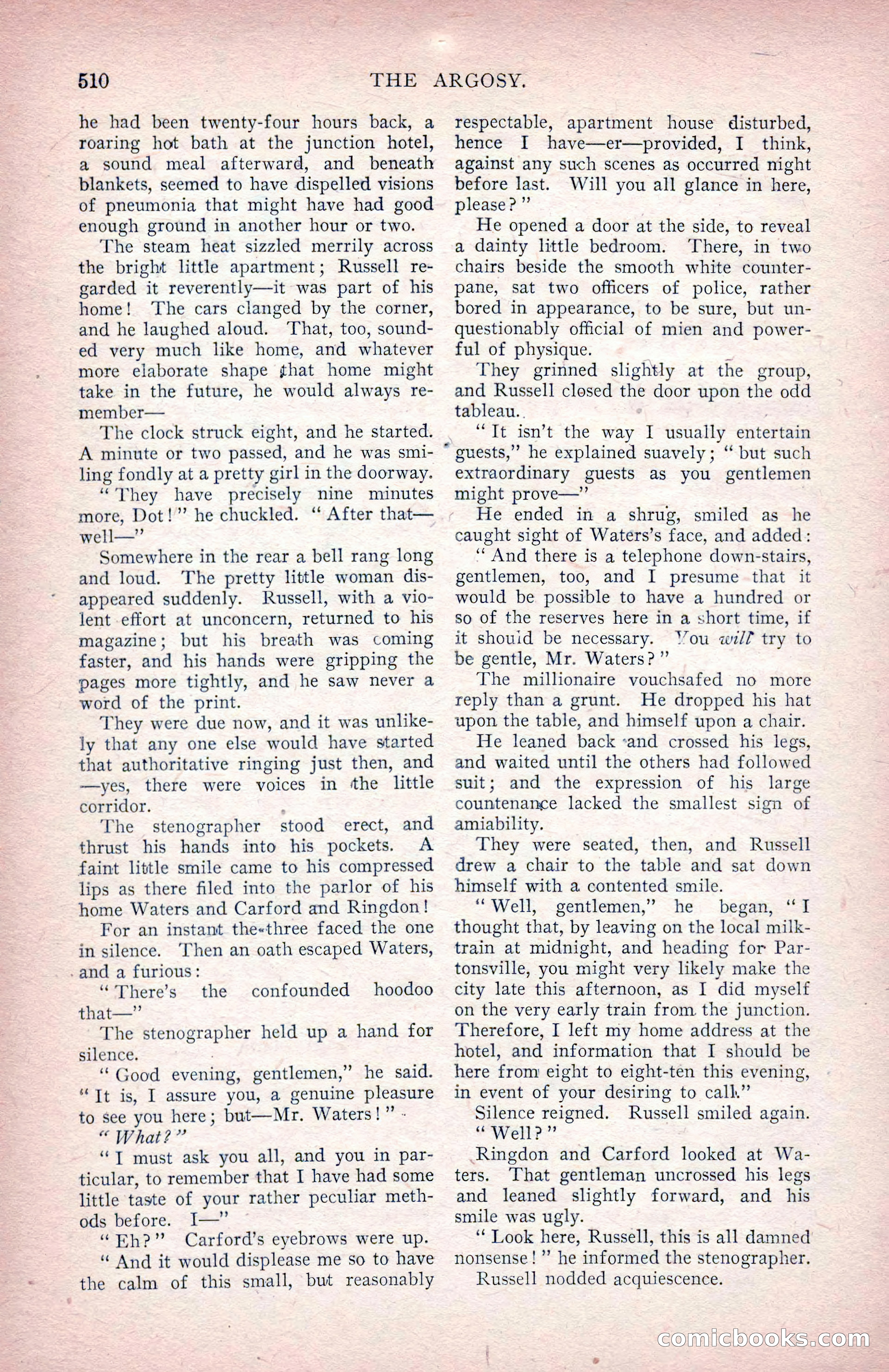 The Argosy for June 1908 — page 136 of 236