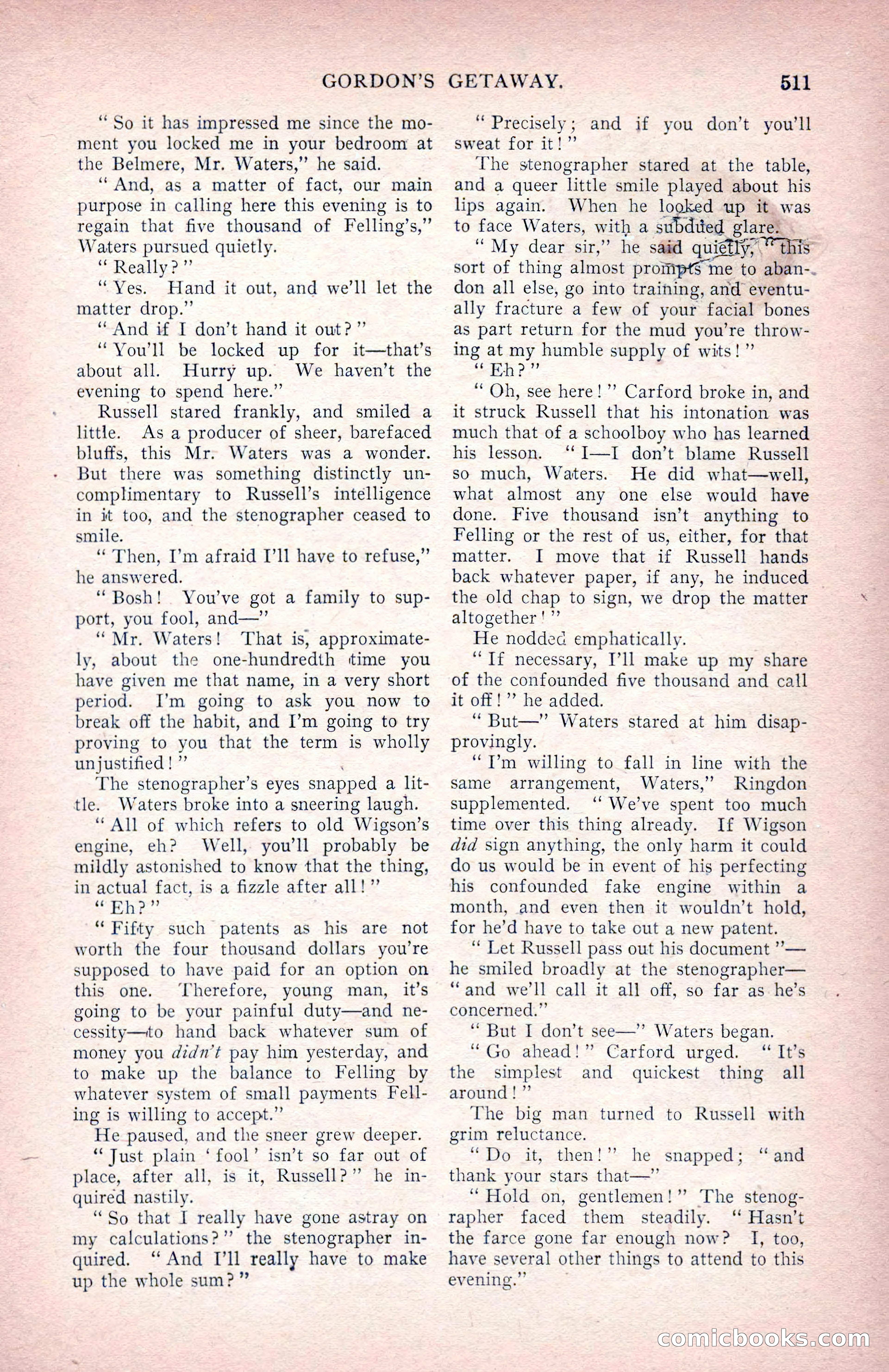 The Argosy for June 1908 — page 137 of 236