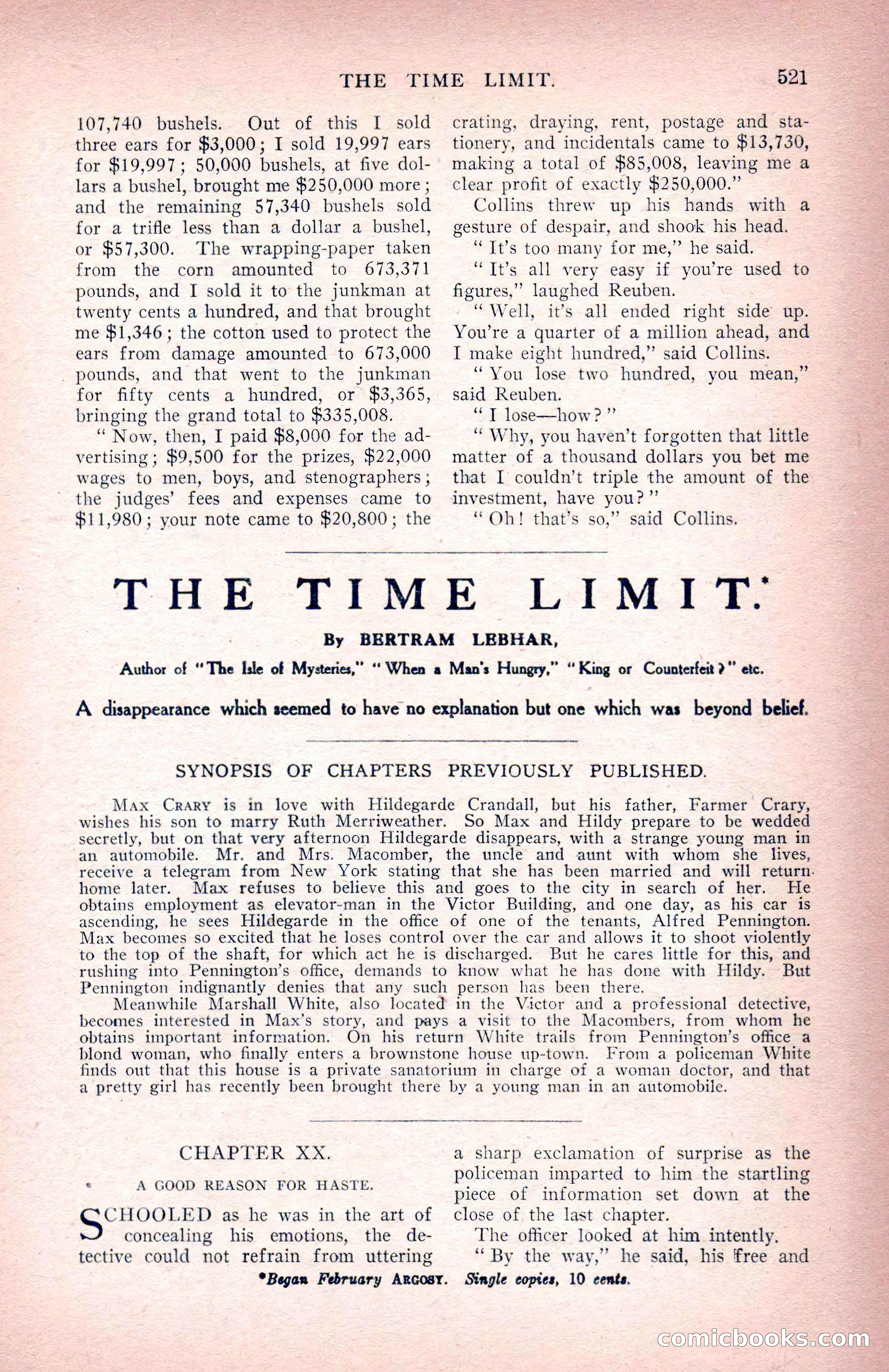 The Argosy for June 1908 — page 147 of 236