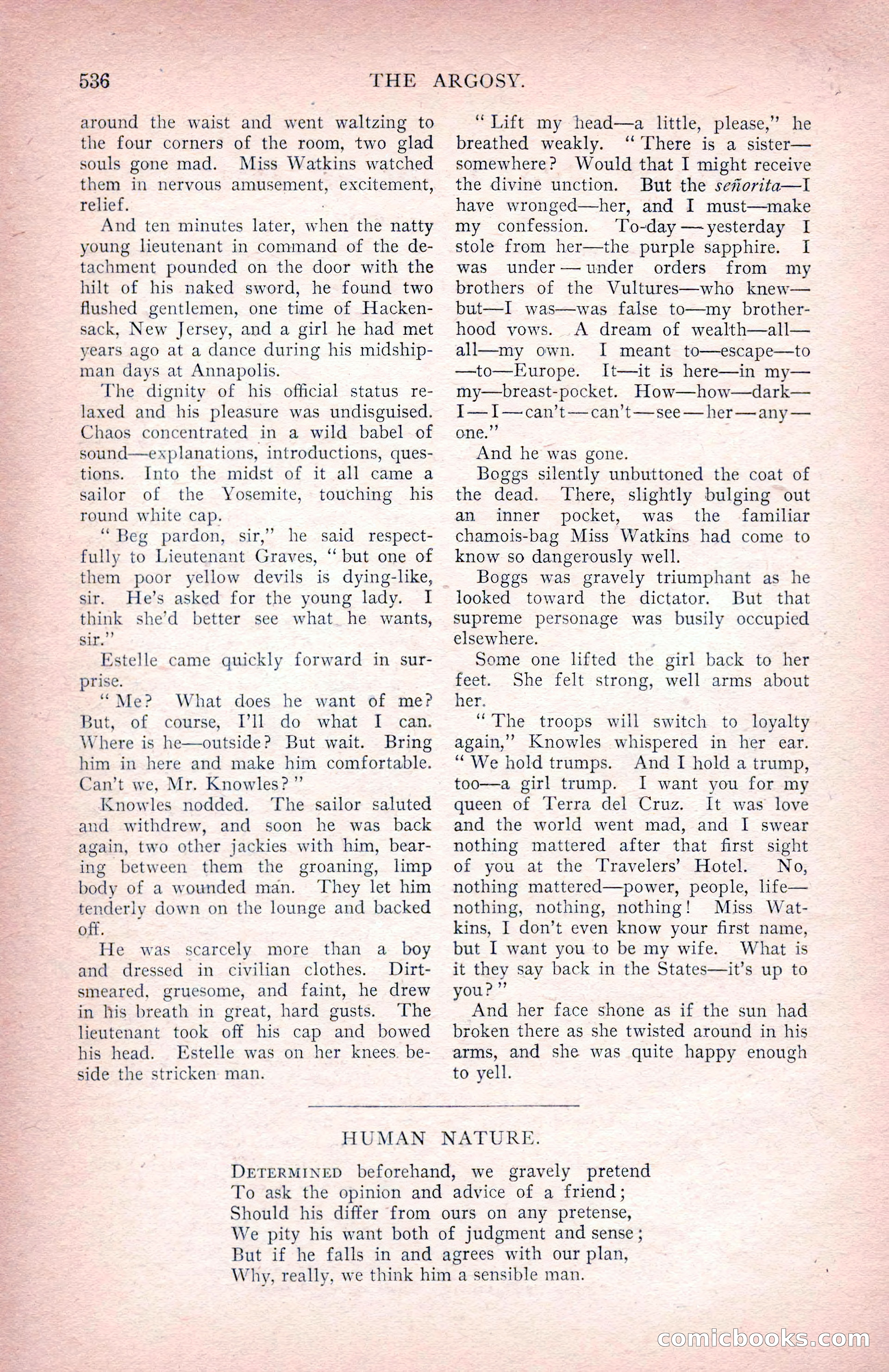 The Argosy for June 1908 — page 162 of 236