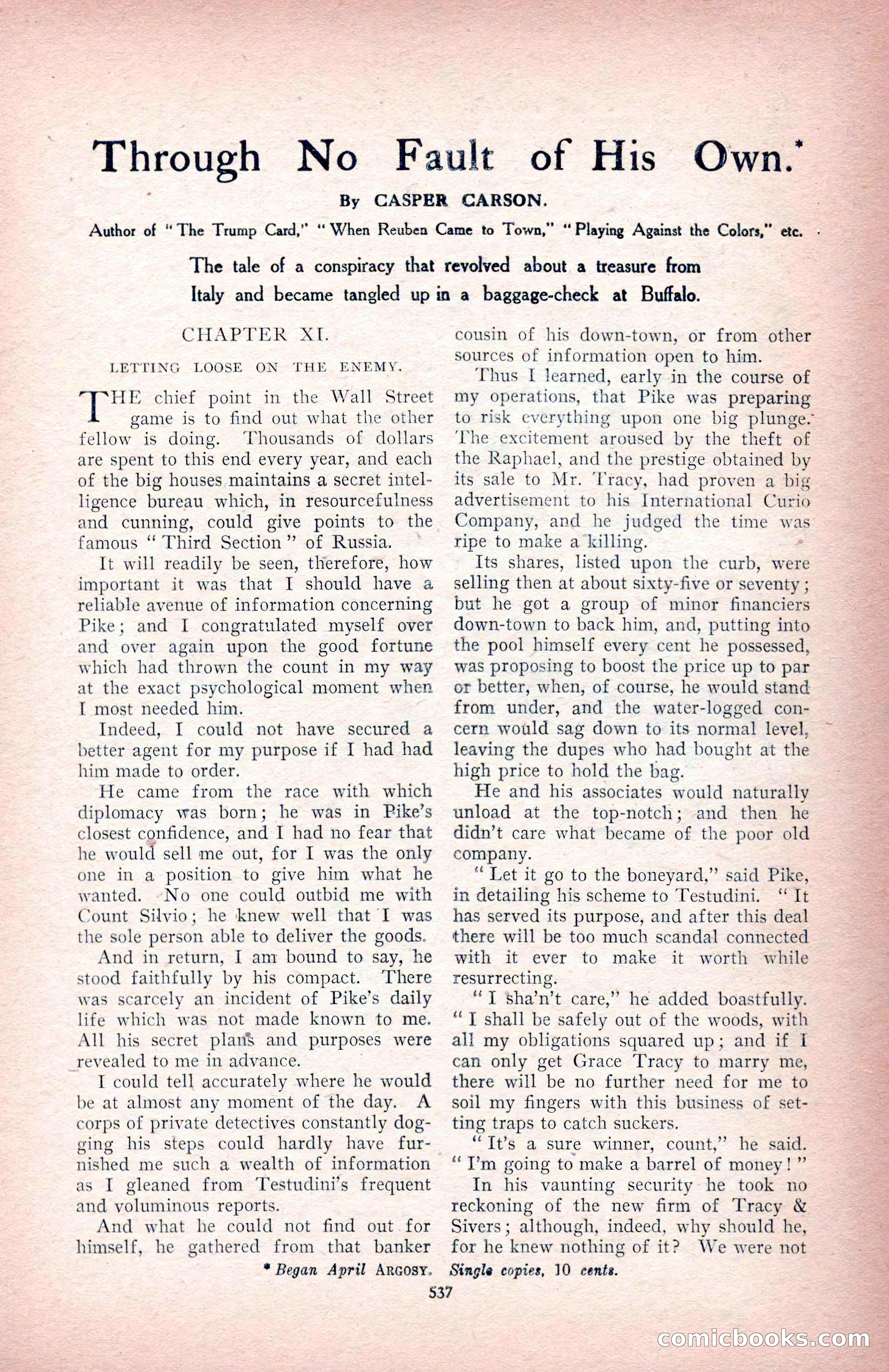 The Argosy for June 1908 — page 163 of 236