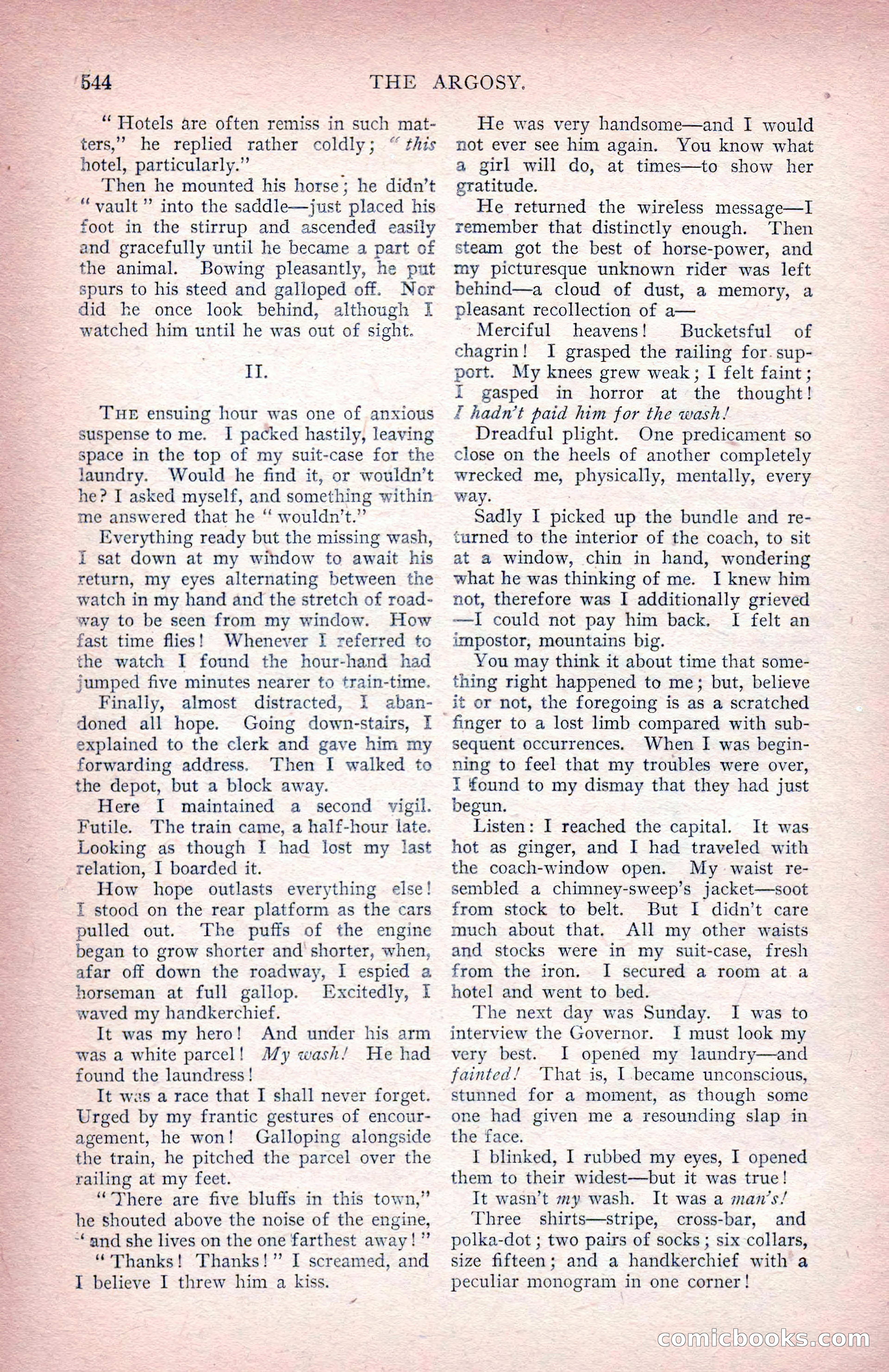 The Argosy for June 1908 — page 170 of 236