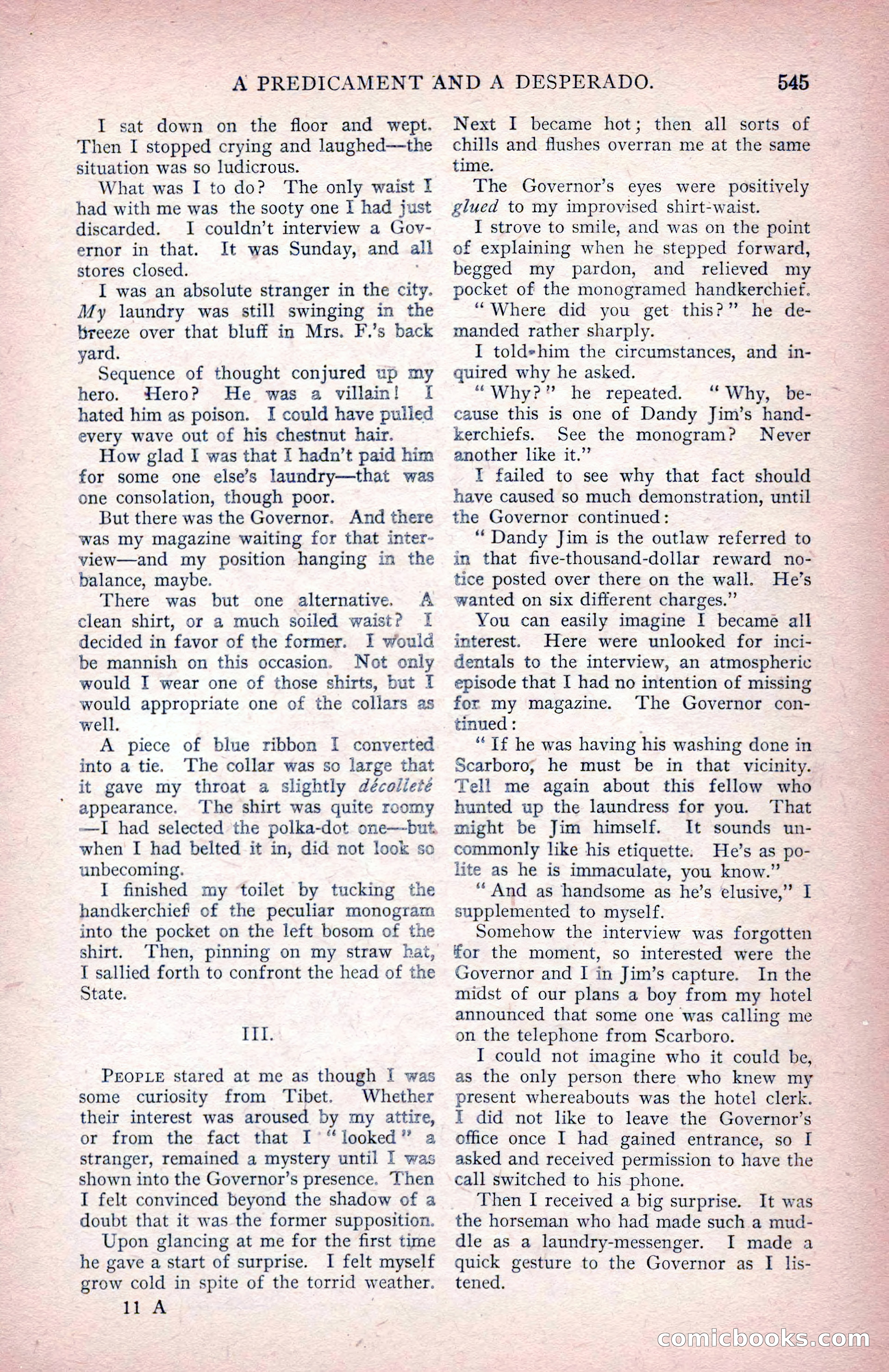 The Argosy for June 1908 — page 171 of 236