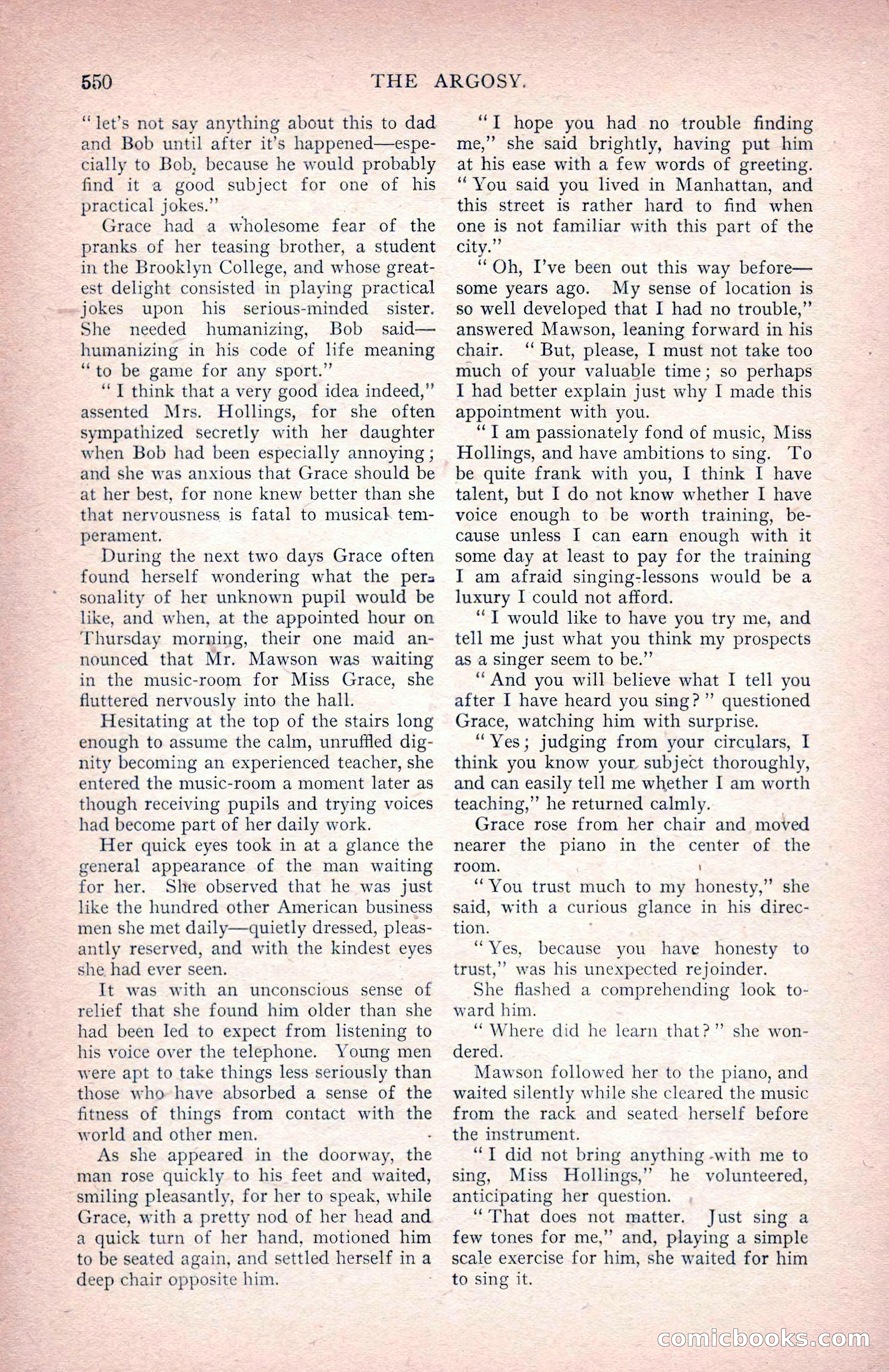 The Argosy for June 1908 — page 176 of 236