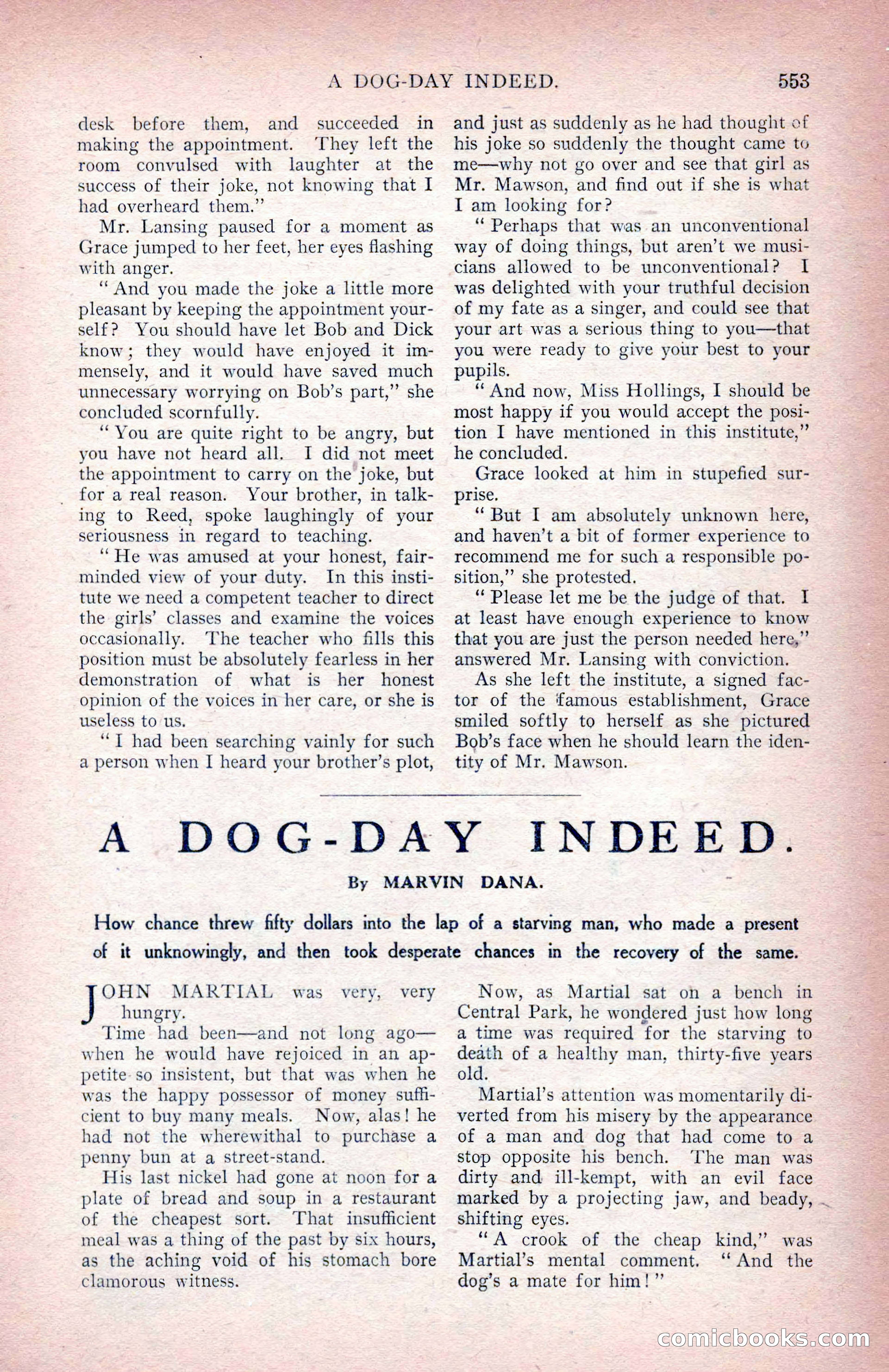 The Argosy for June 1908 — page 179 of 236