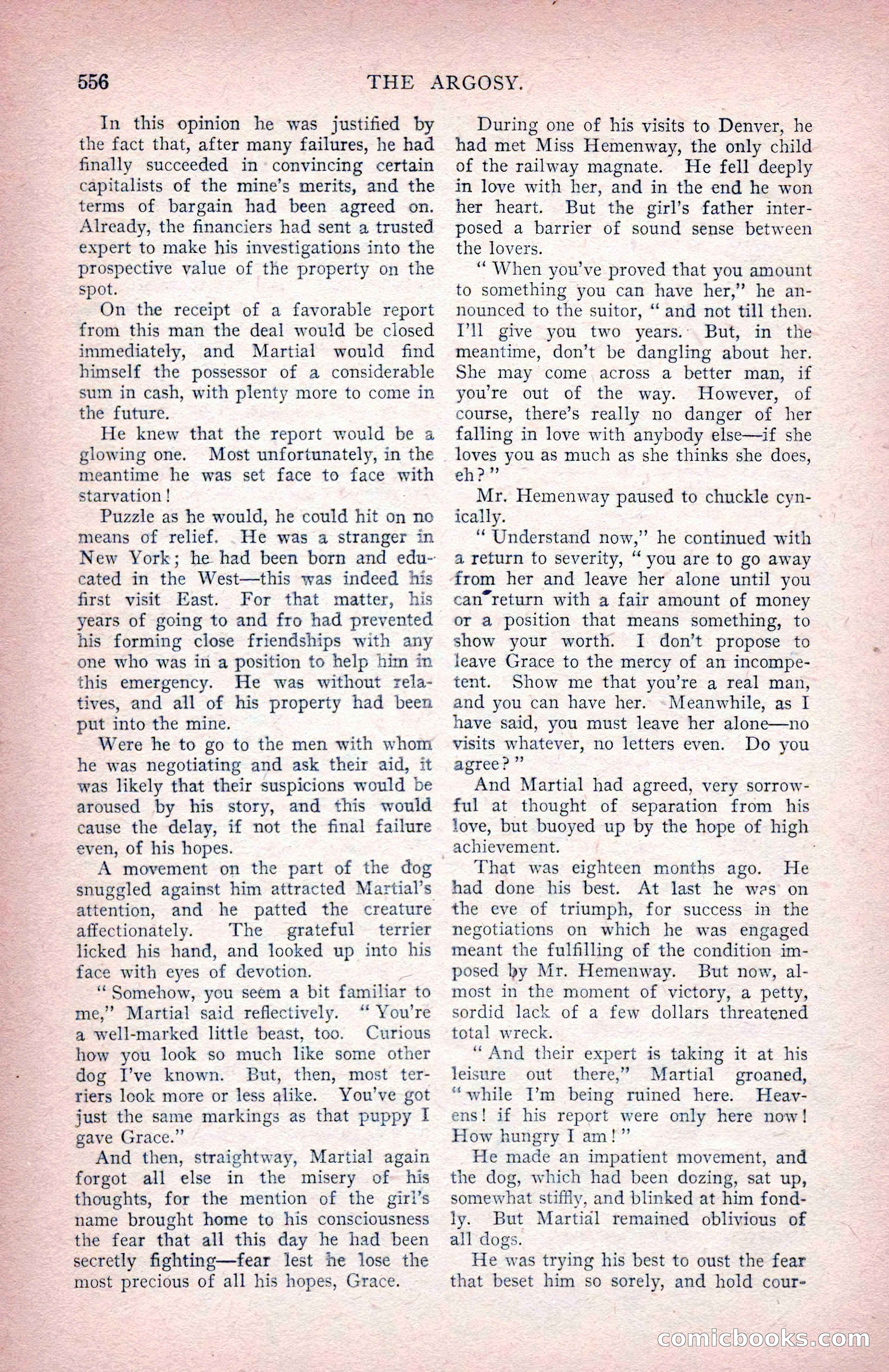 The Argosy for June 1908 — page 182 of 236
