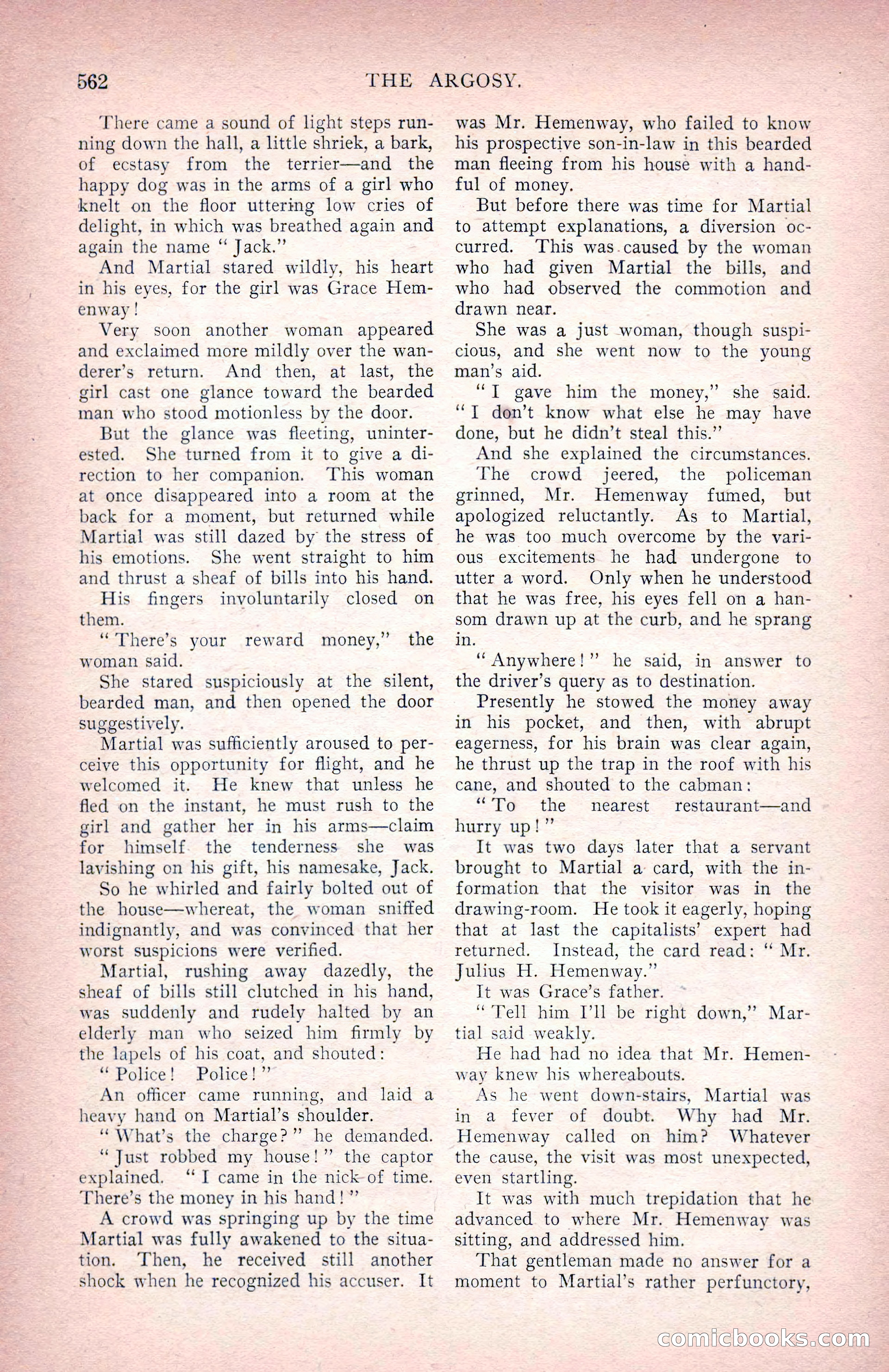 The Argosy for June 1908 — page 188 of 236
