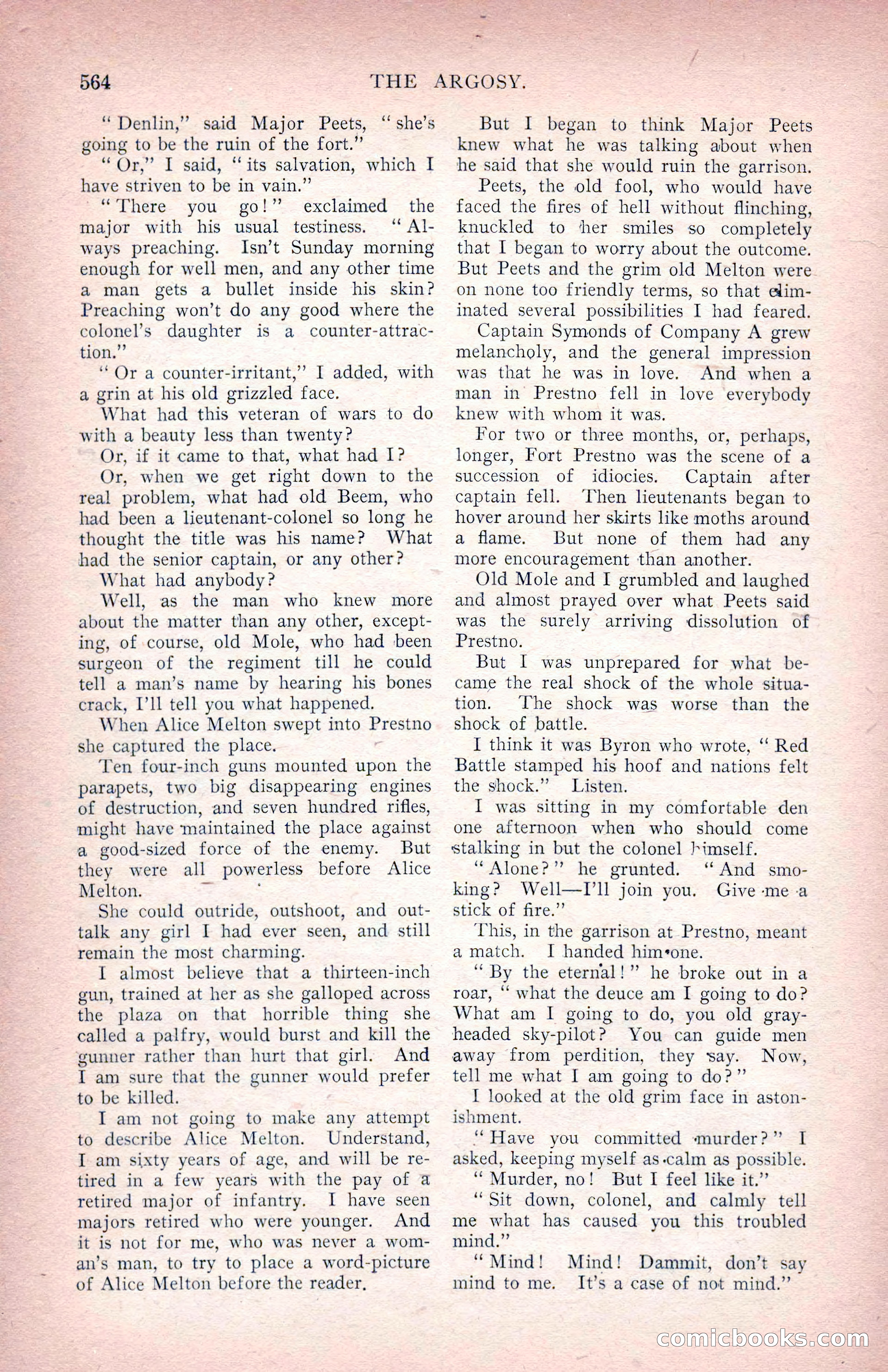 The Argosy for June 1908 — page 190 of 236