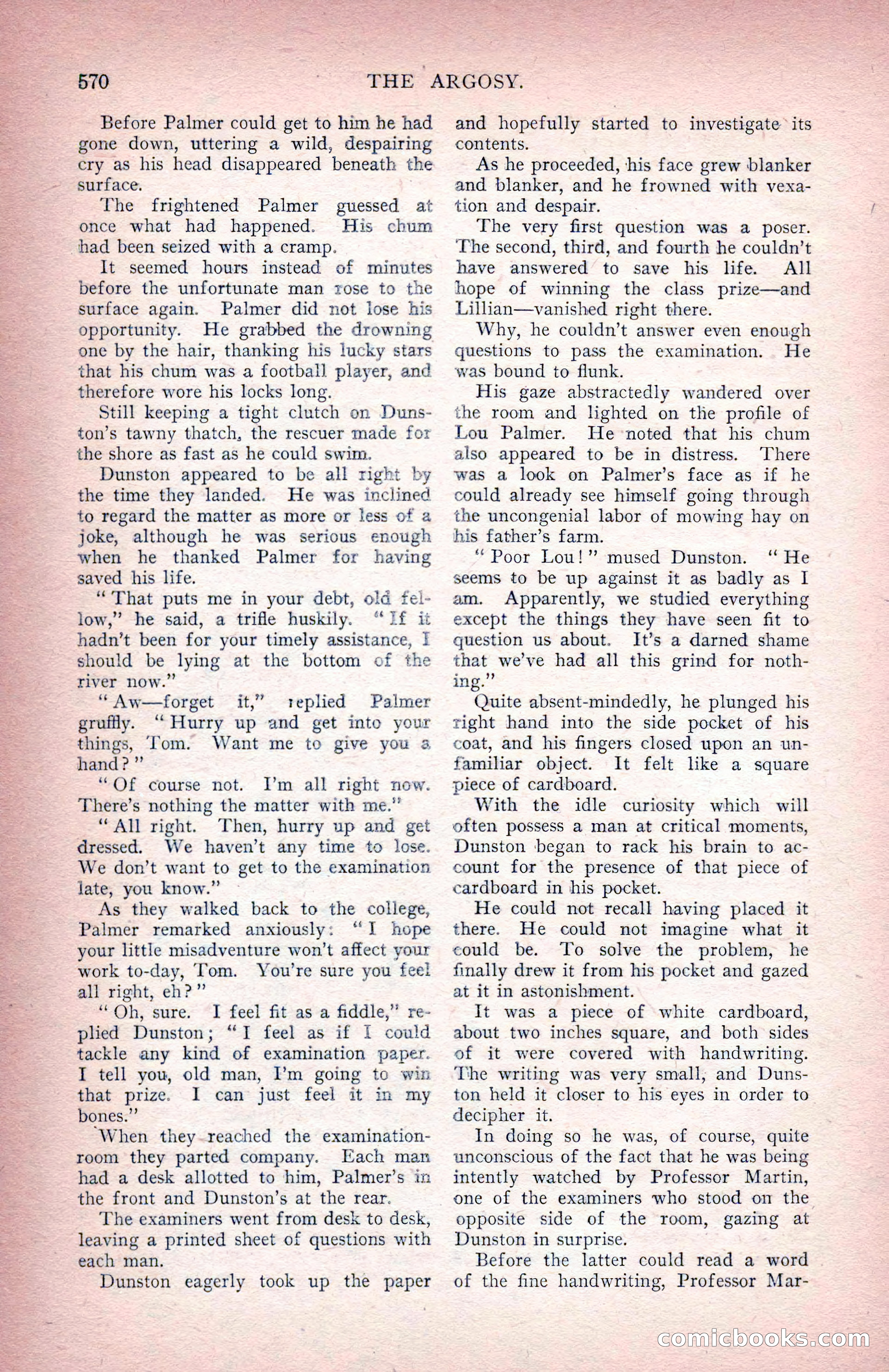 The Argosy for June 1908 — page 196 of 236