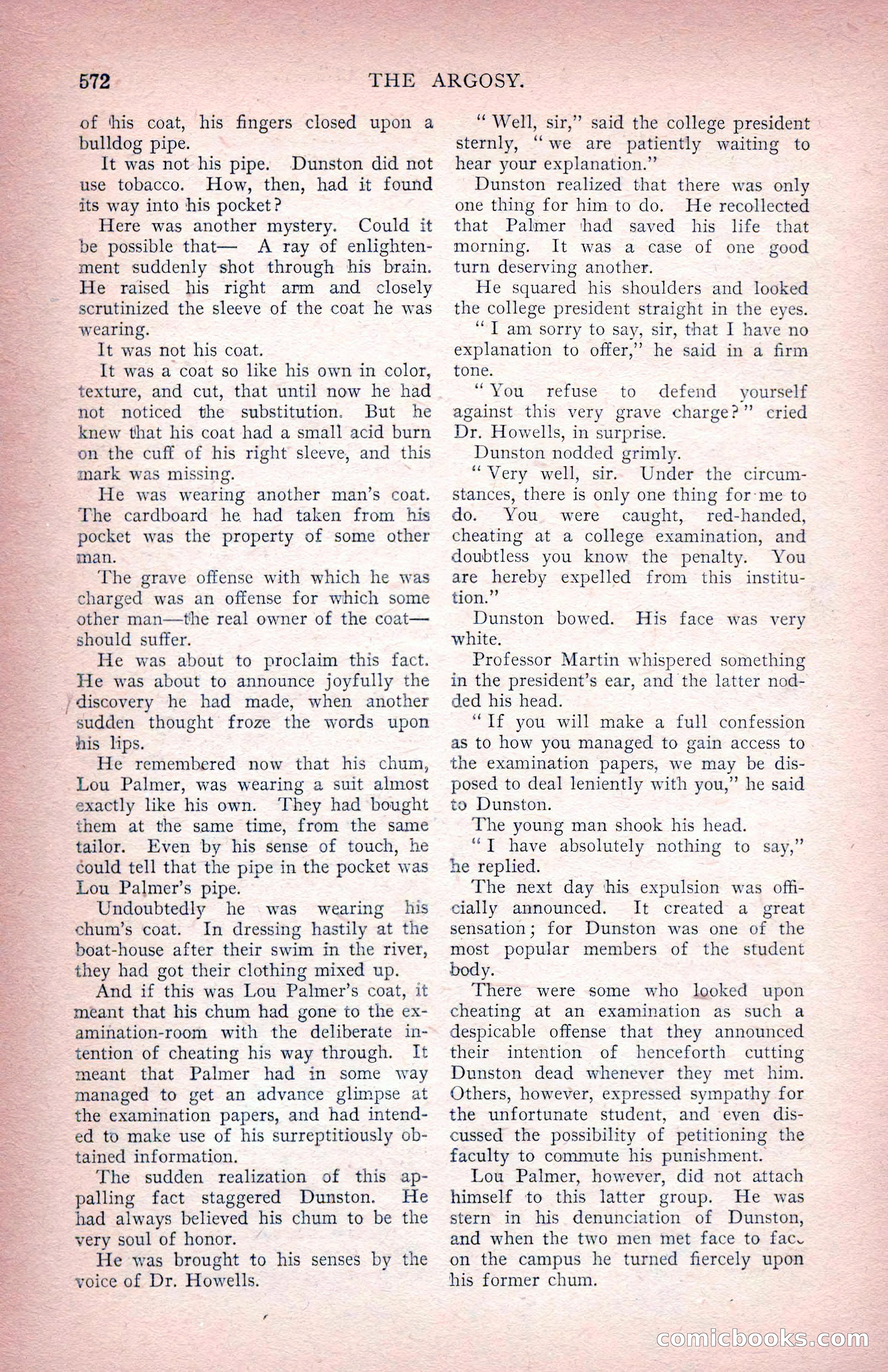 The Argosy for June 1908 — page 198 of 236