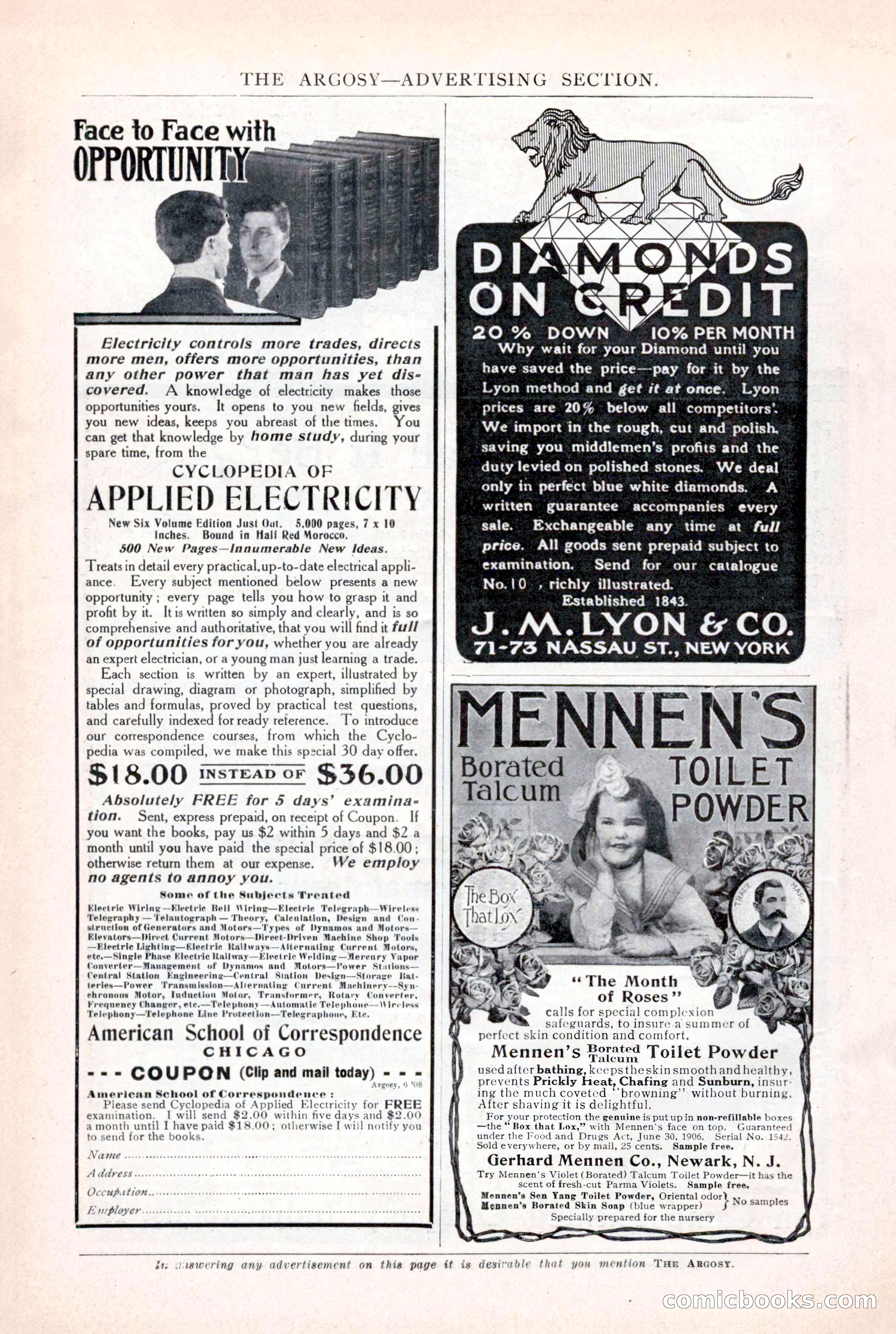 The Argosy for June 1908 — page 208 of 236