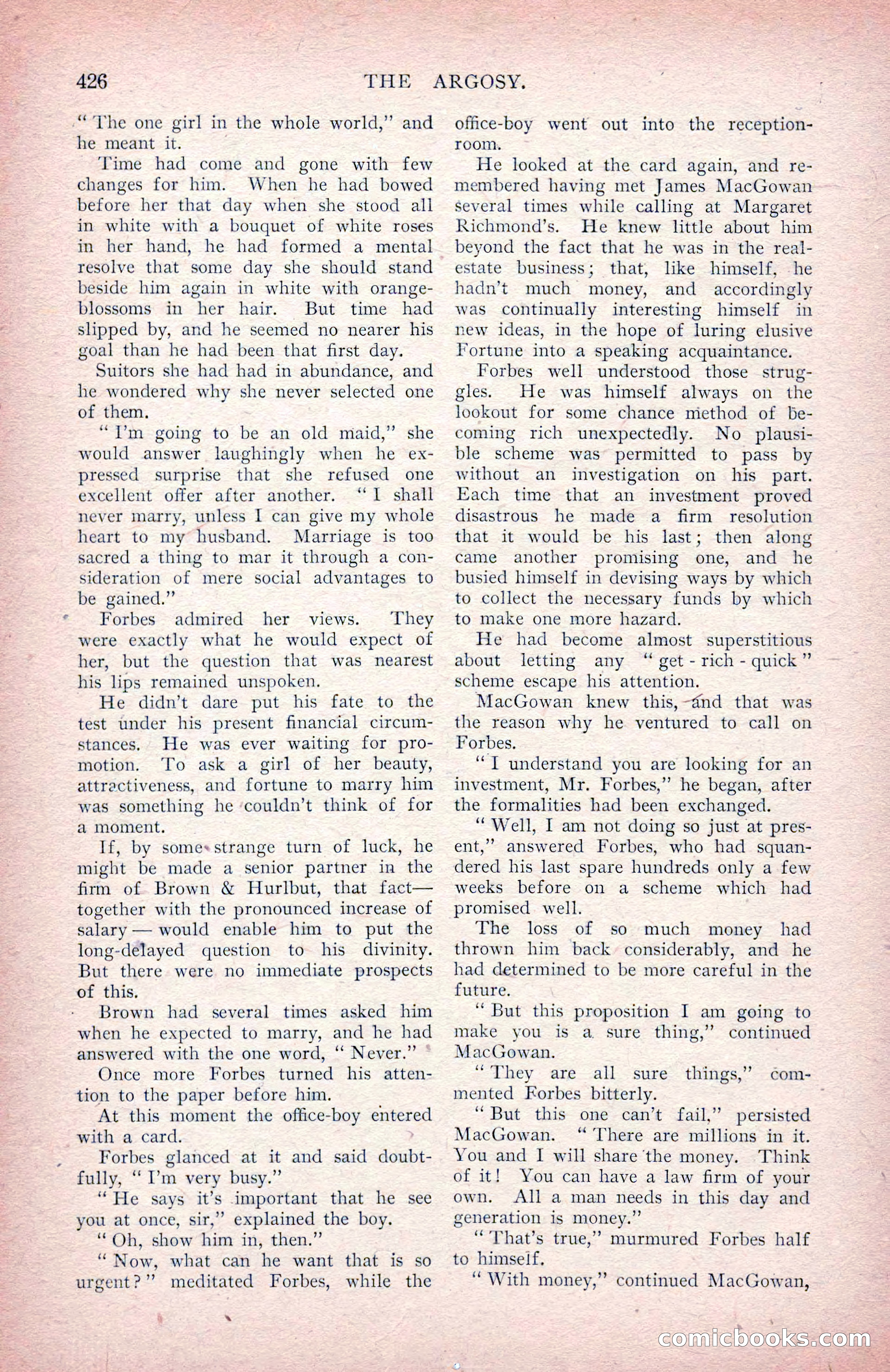 The Argosy for February — page 52 of 236
