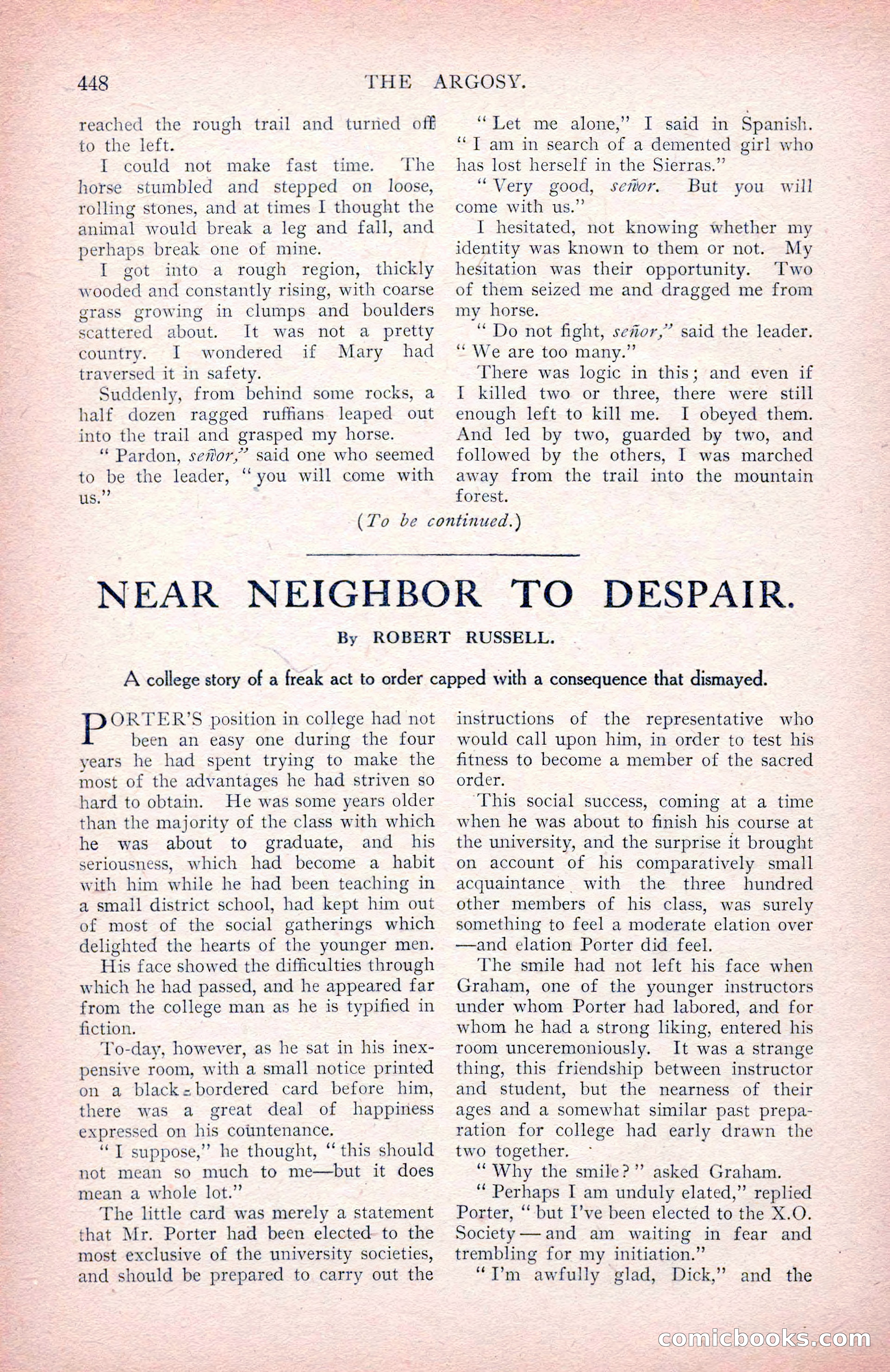 The Argosy for February — page 74 of 236