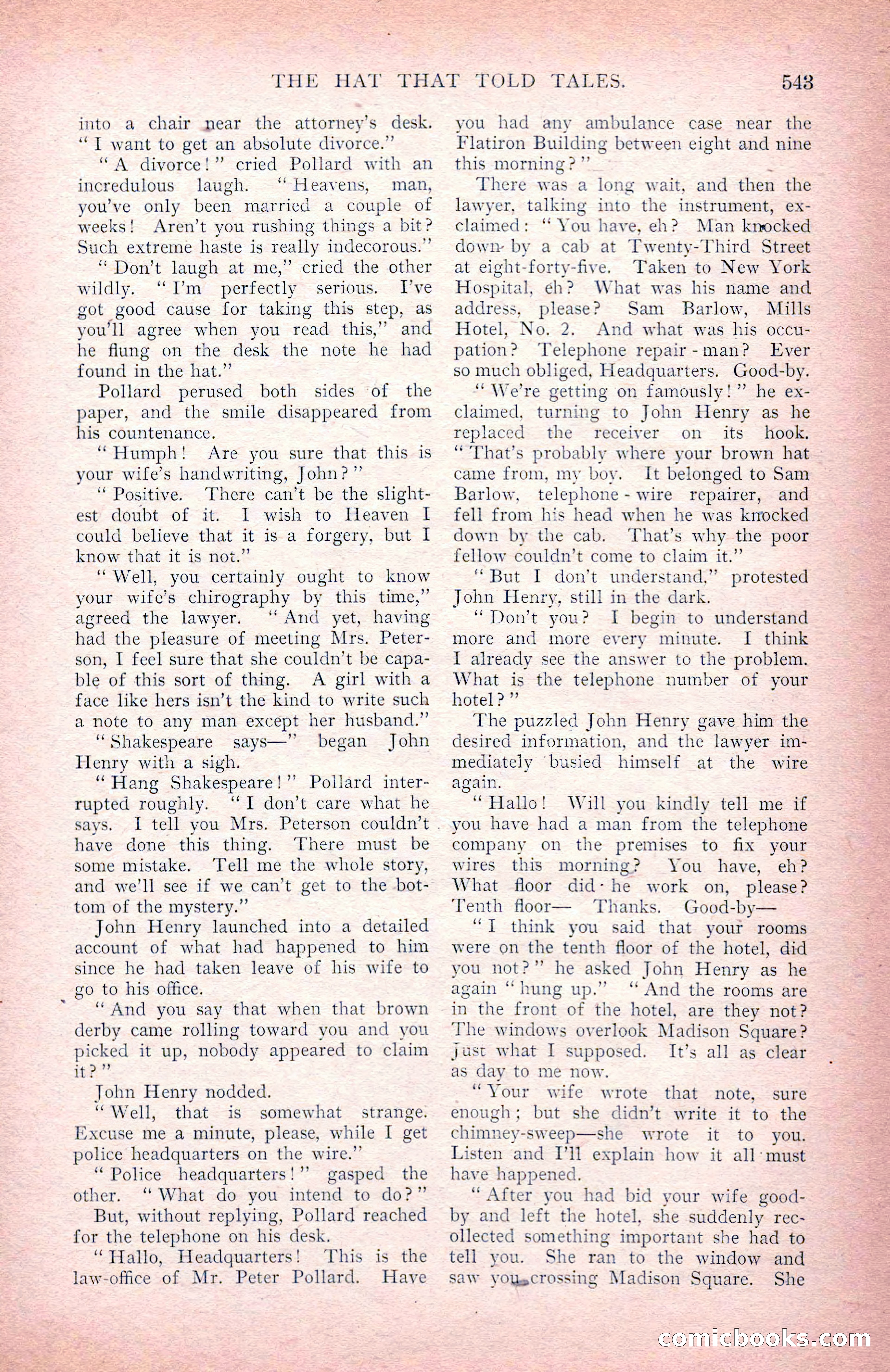 The Argosy for February — page 169 of 236