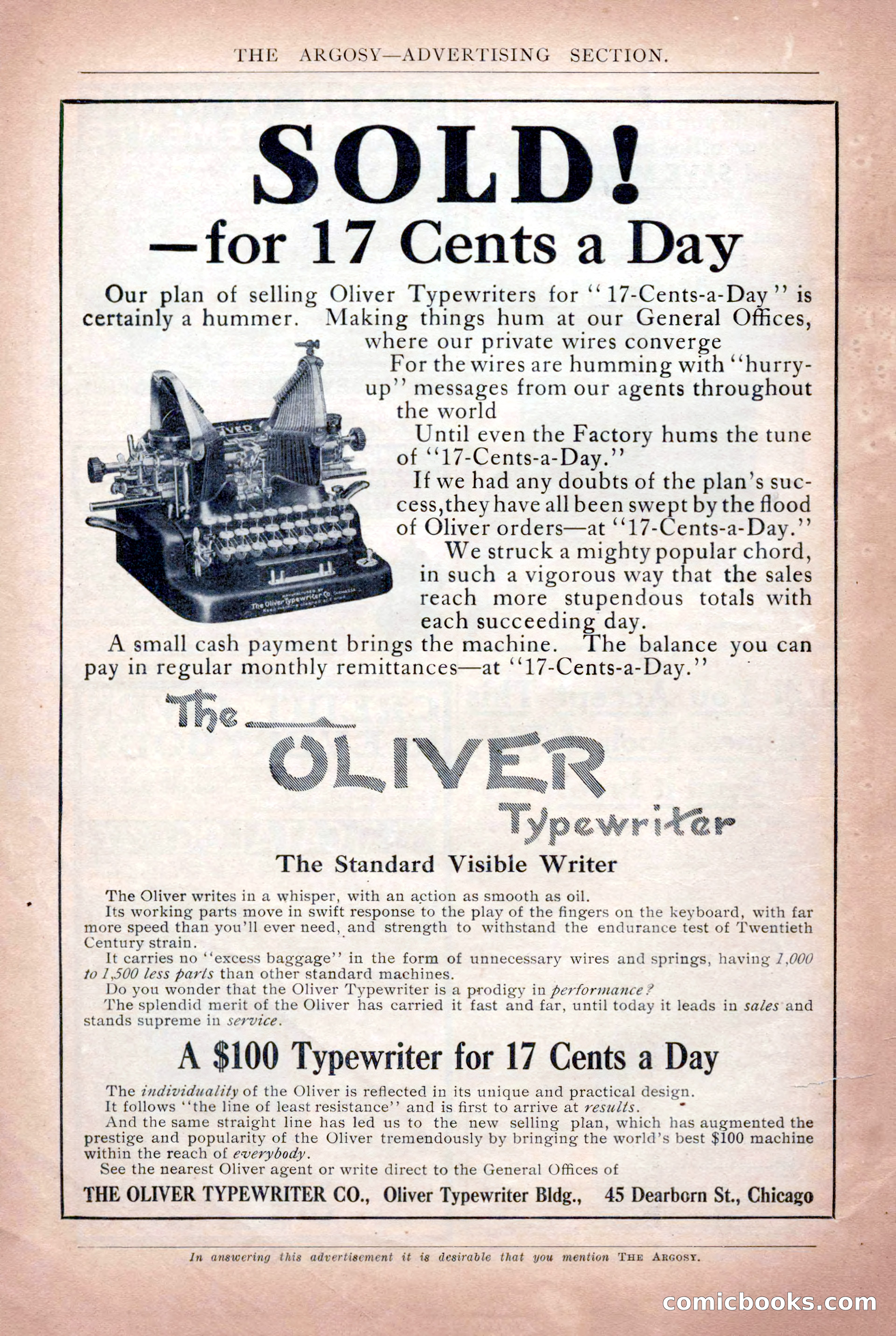 The Argosy for March 1909 — page 14 of 244