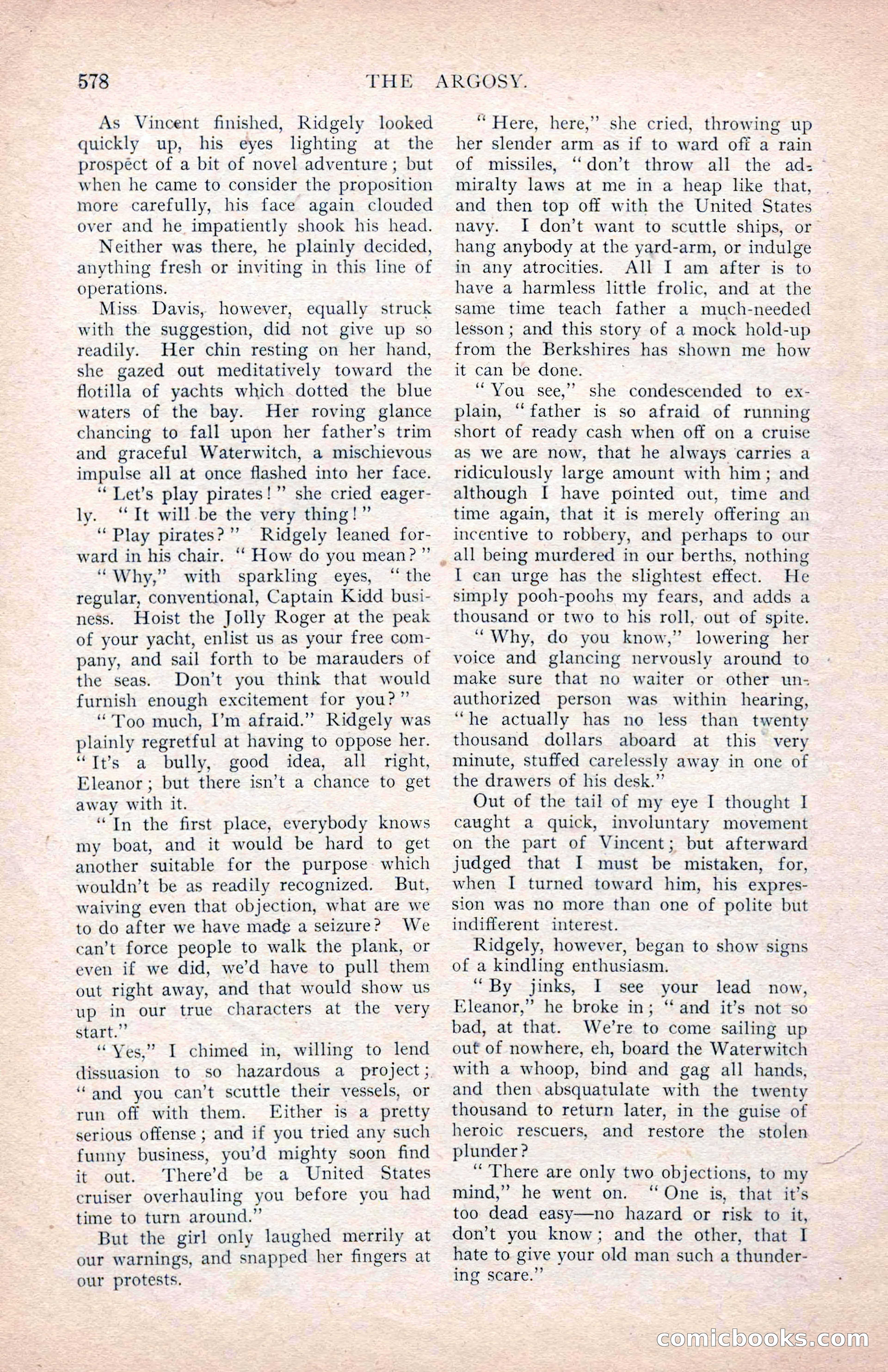 The Argosy for March 1909 — page 16 of 244