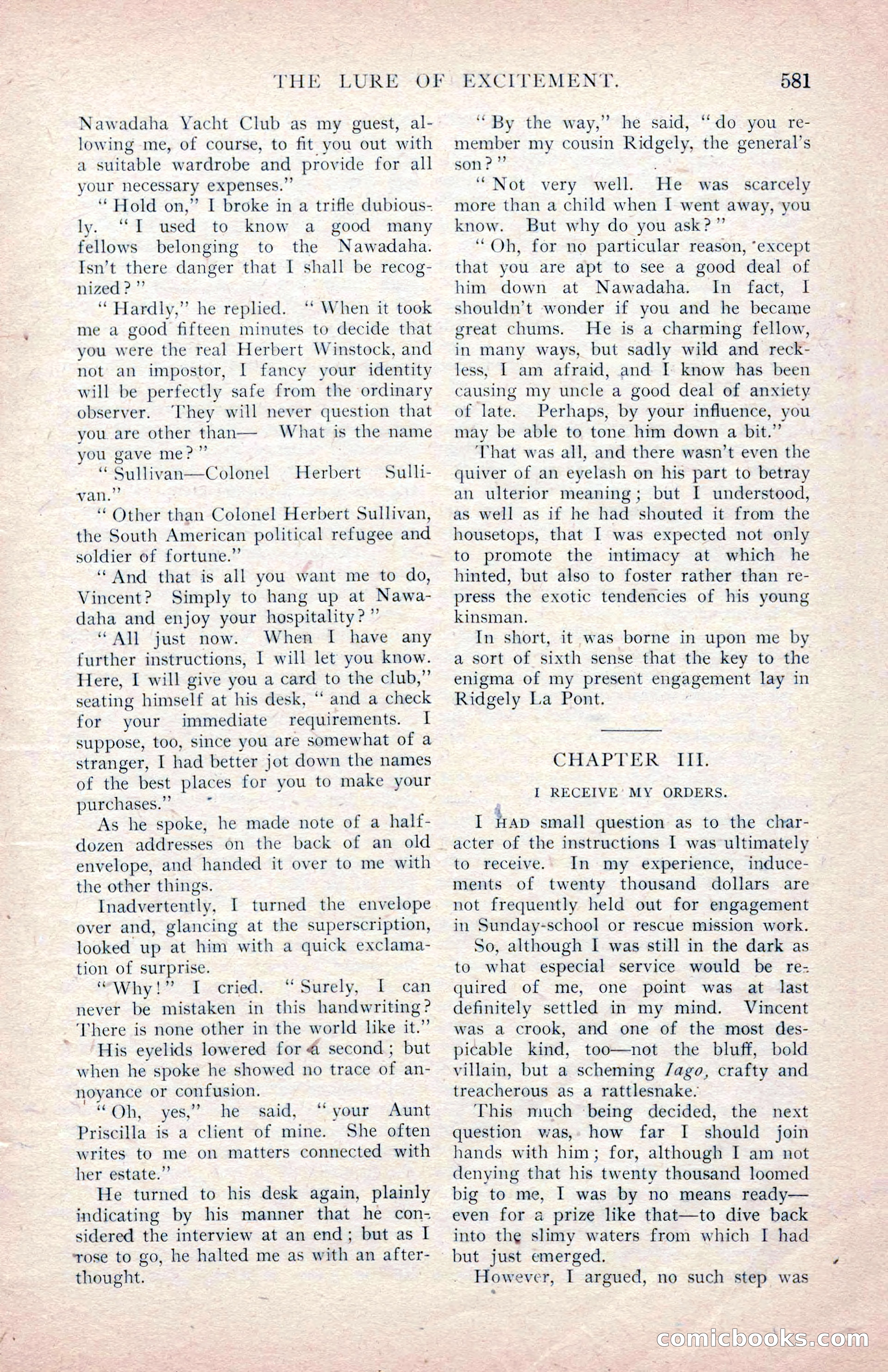 The Argosy for March 1909 — page 19 of 244
