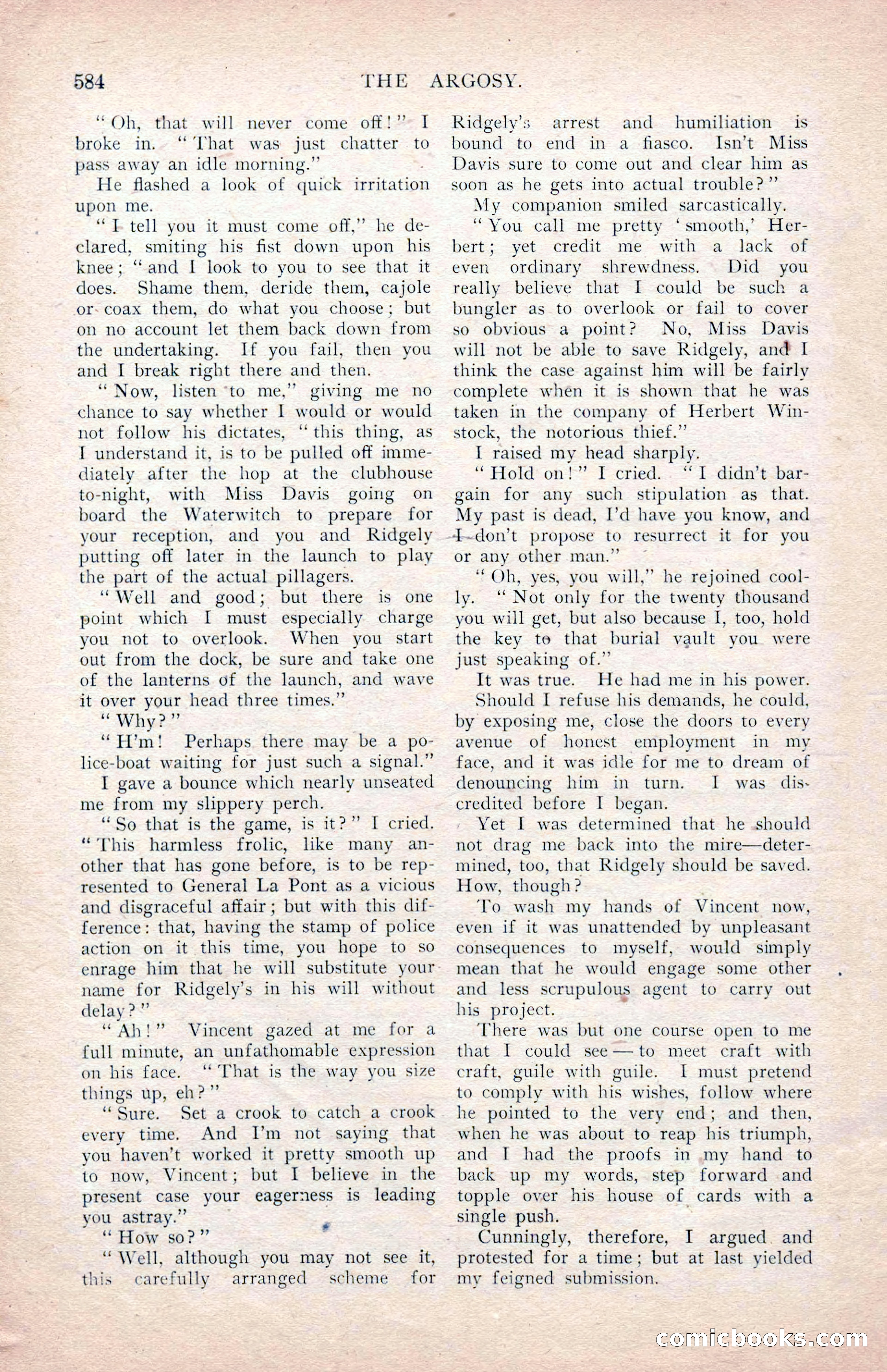 The Argosy for March 1909 — page 22 of 244